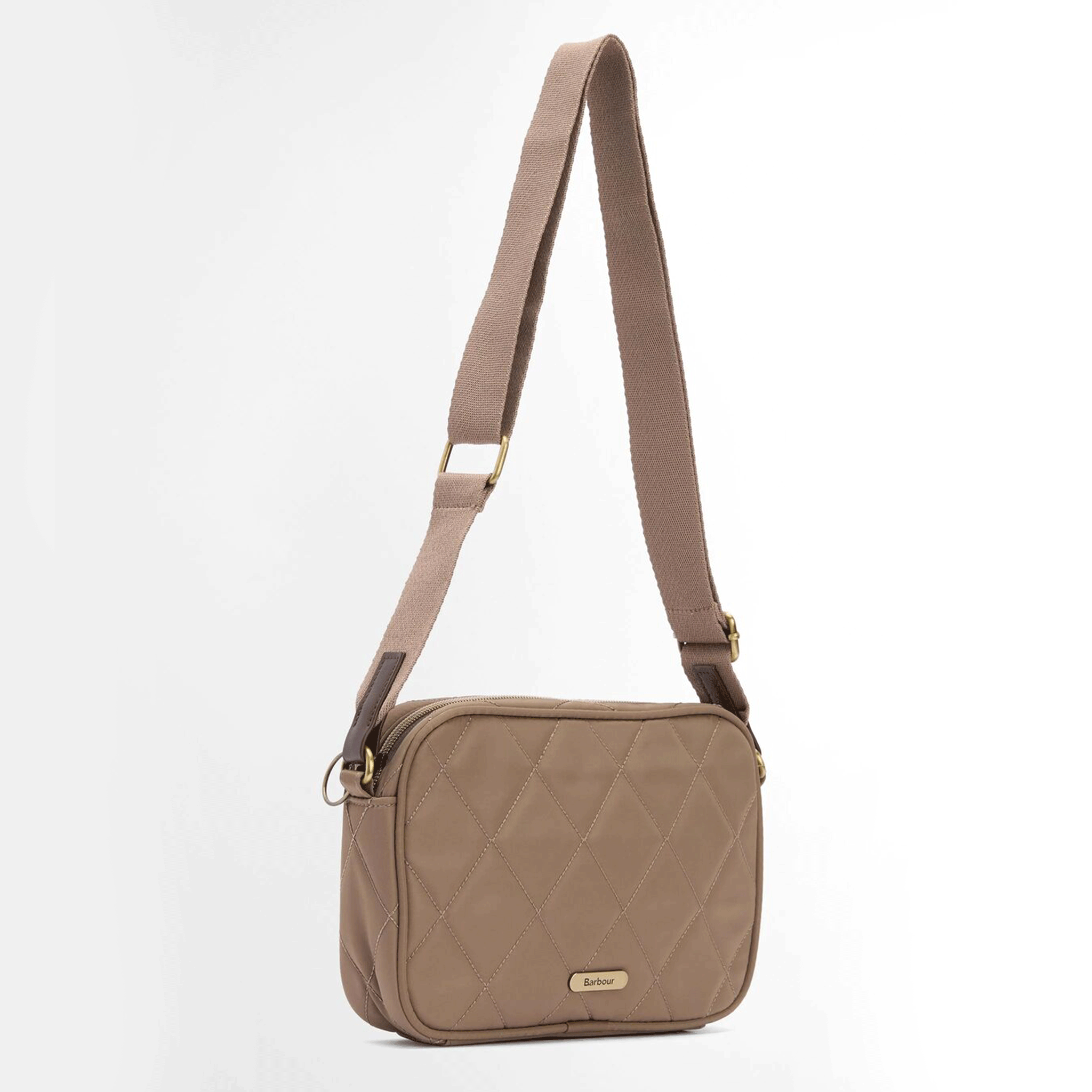 Barbour Quilted Crossbody Bag New Sand