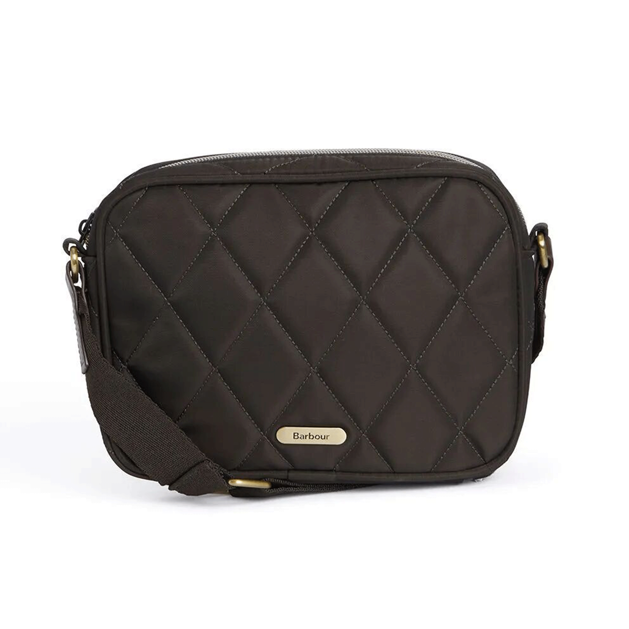 Barbour Quilted Crossbody Bag Olive