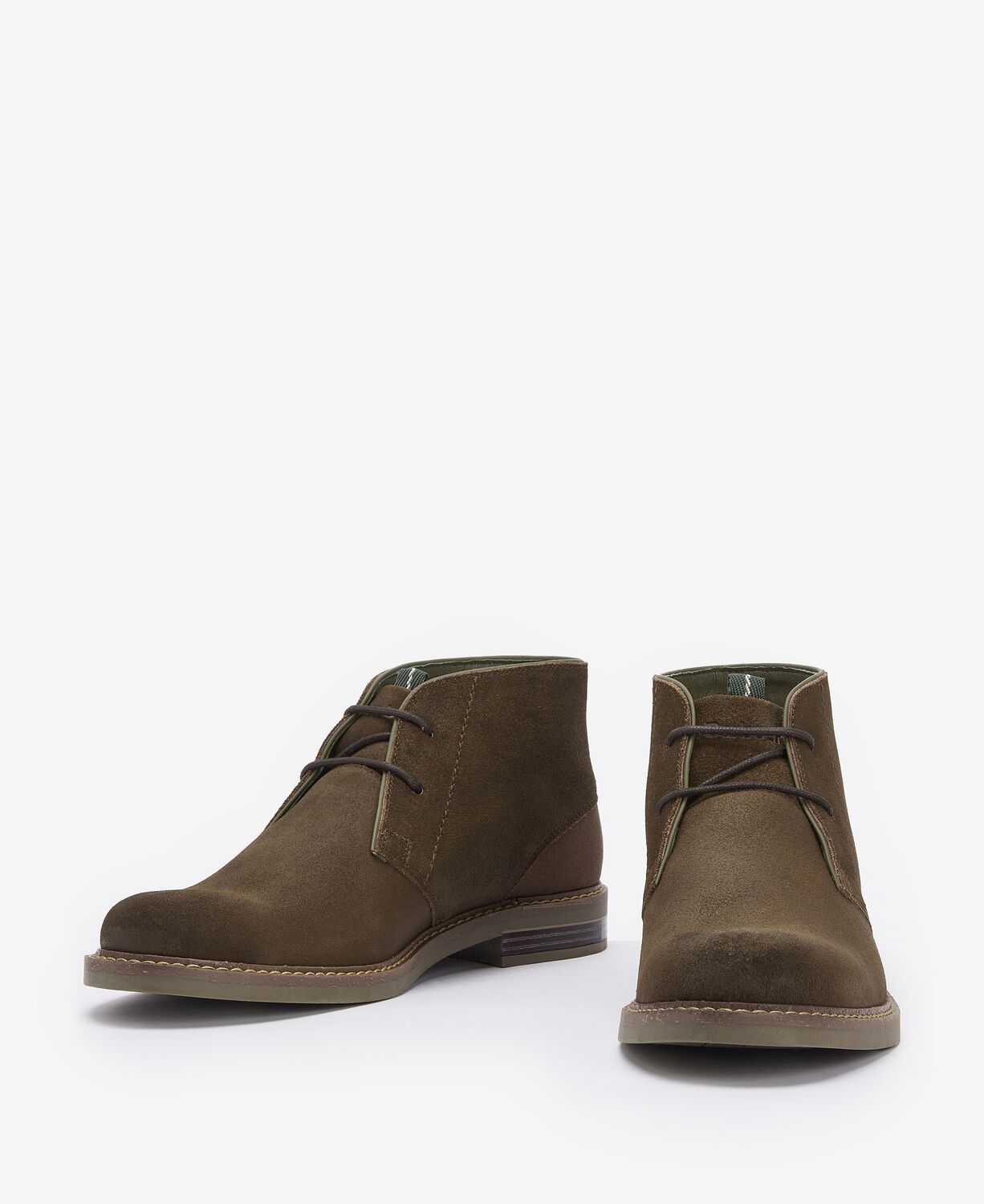 Barbour Readhead Chukka Boots Khaki 3
