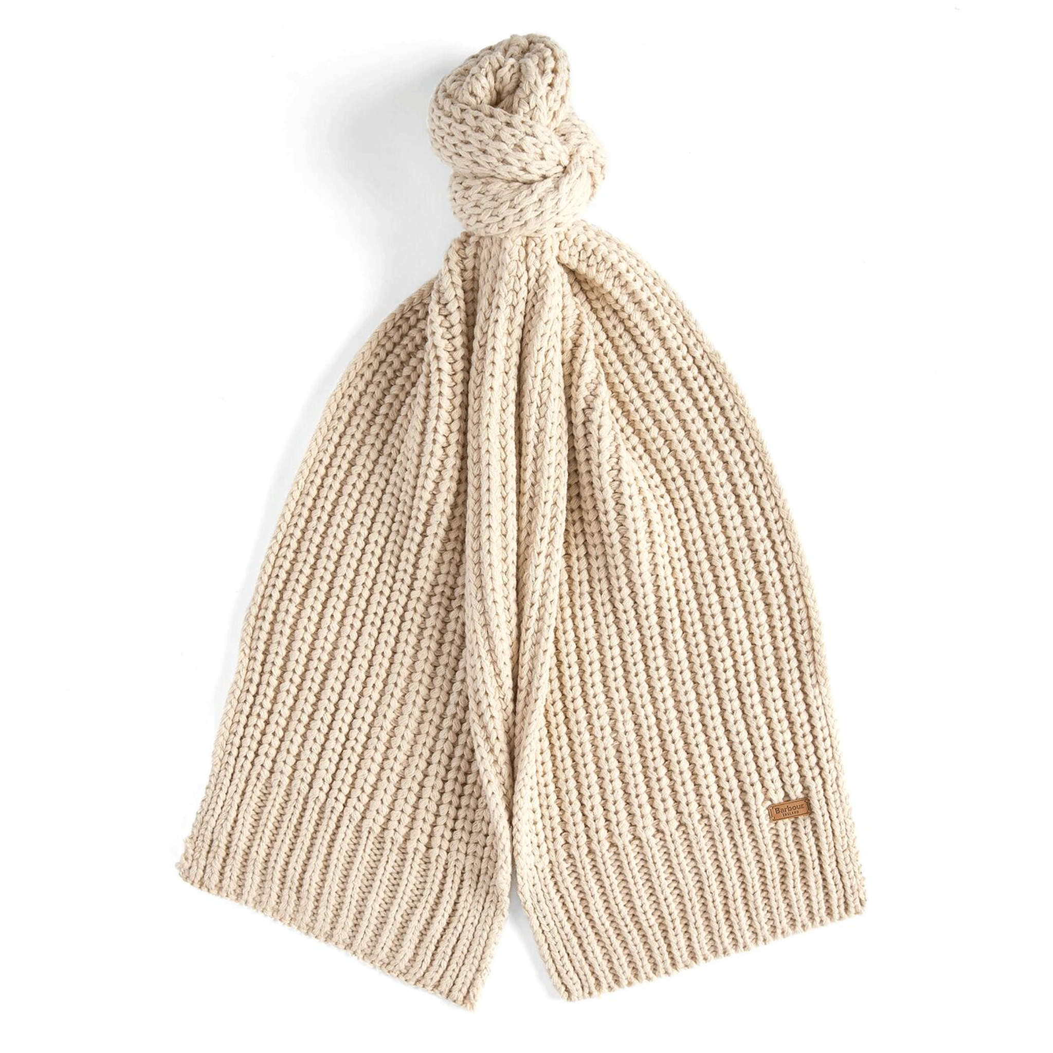 Barbour Saltburn Beanie & Tartan Scarf Gift Gardenia Tartan