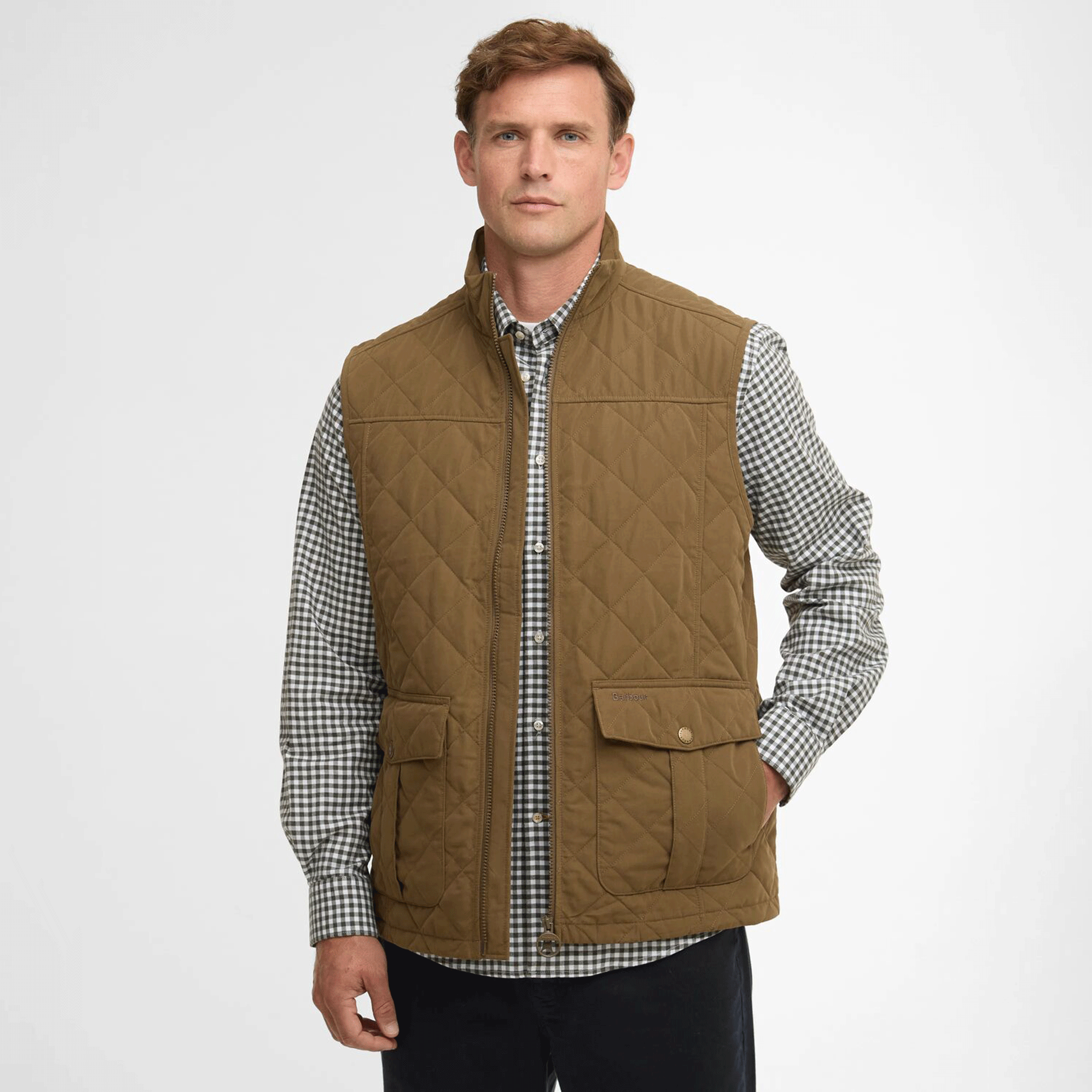 Barbour Sander Men's Quilted Gilet Beech