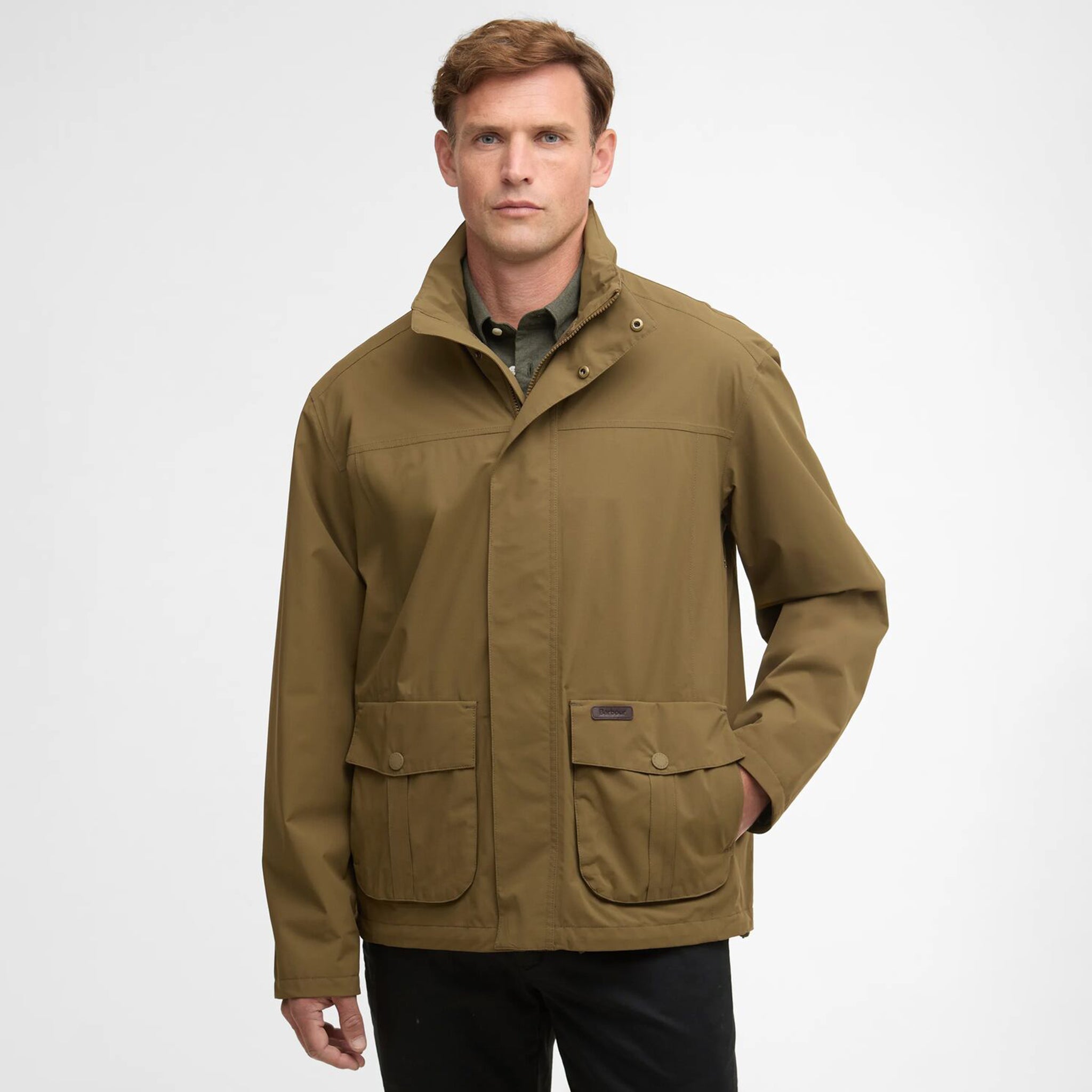 Barbour Sander Men's Waterproof Jacket Beech