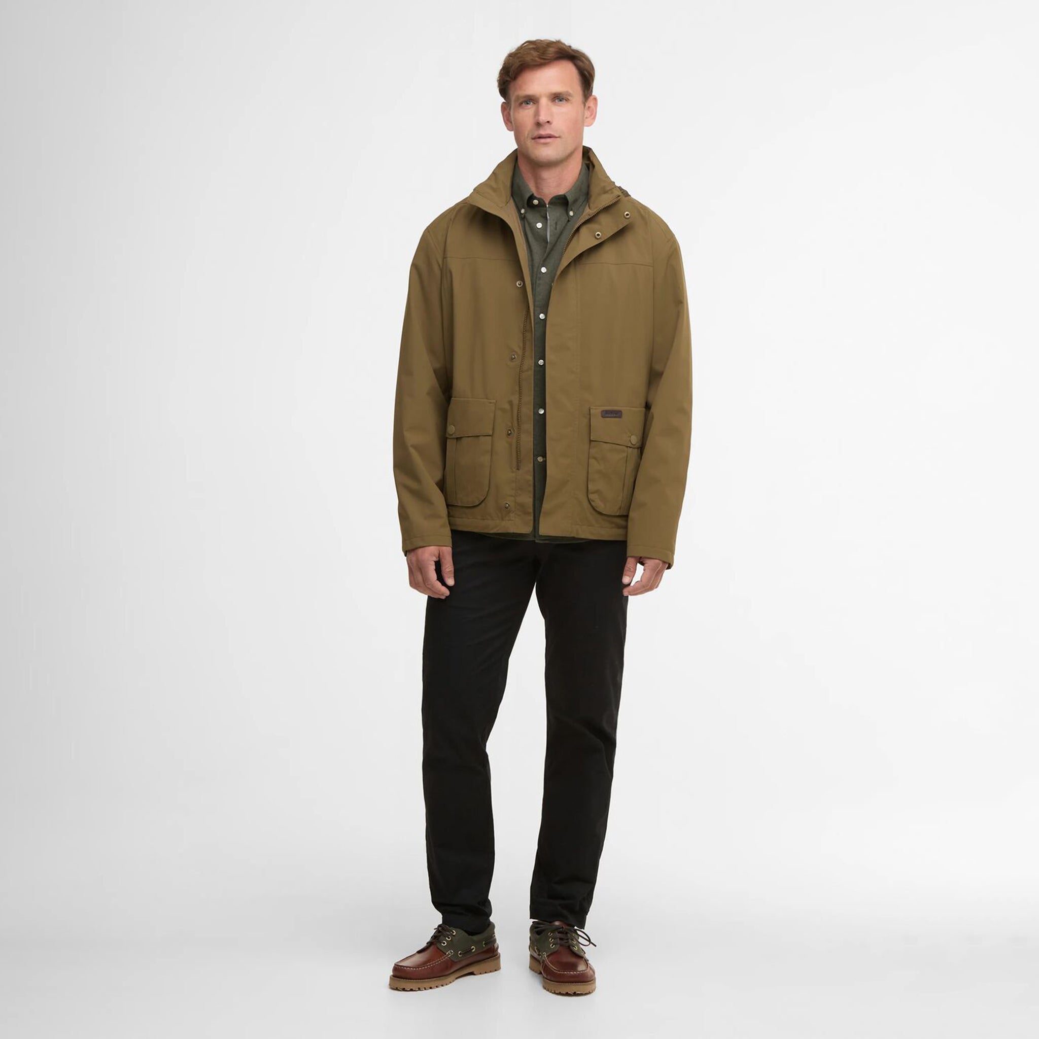 Barbour Sander Men's Waterproof Jacket Beech