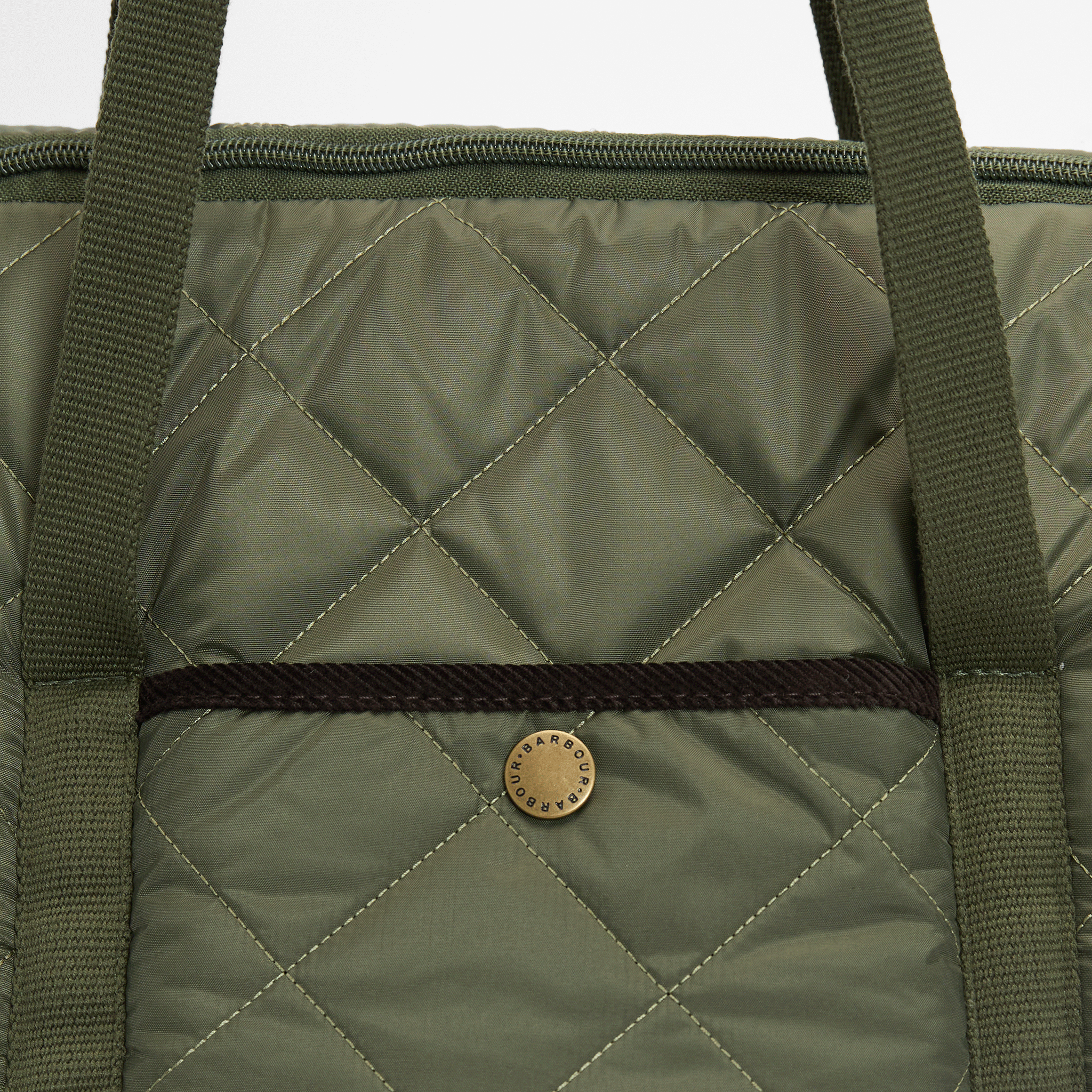 Barbour Small Quilted Dog Carrier Olive
