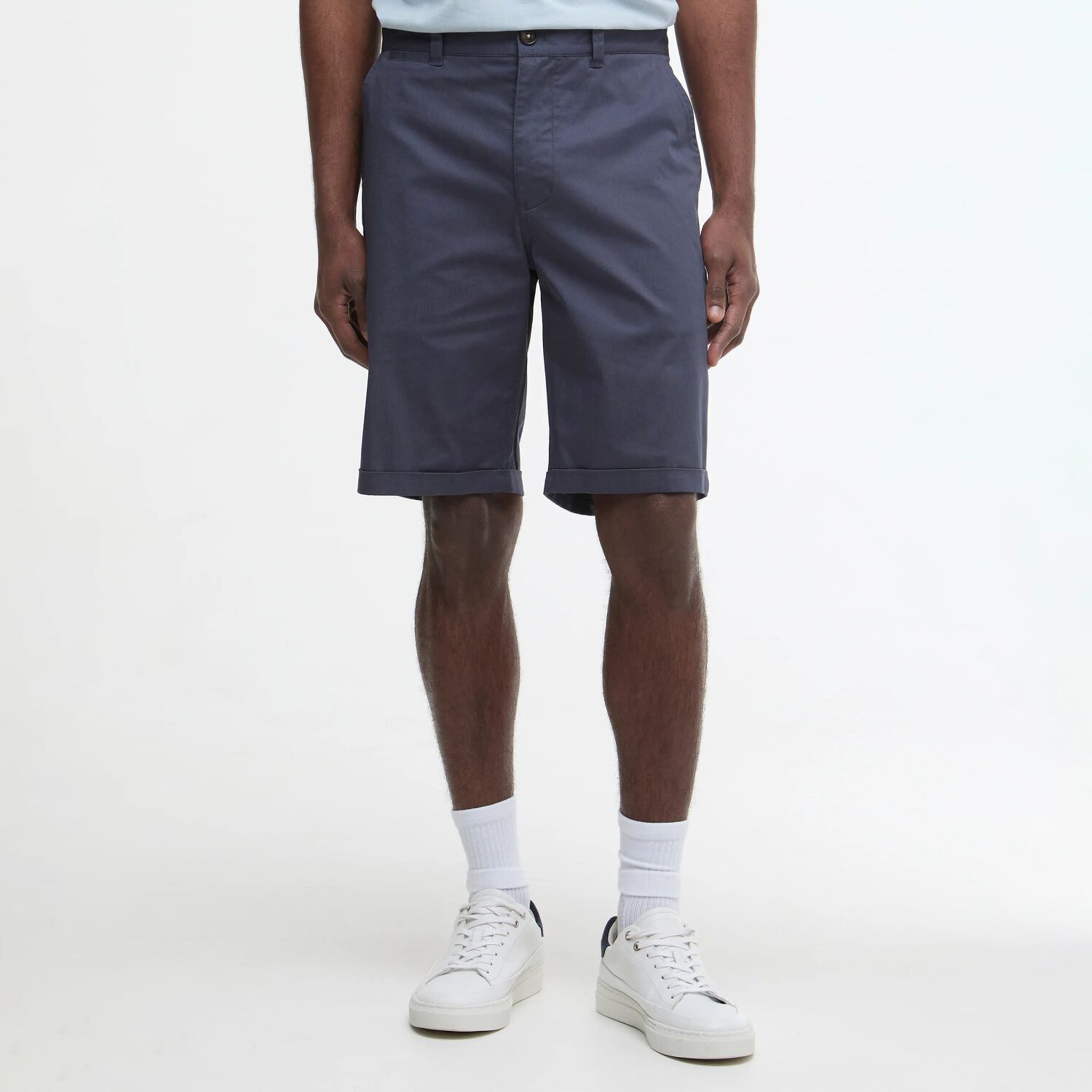 Barbour Smart Chino Men's Shorts Washed Navy
