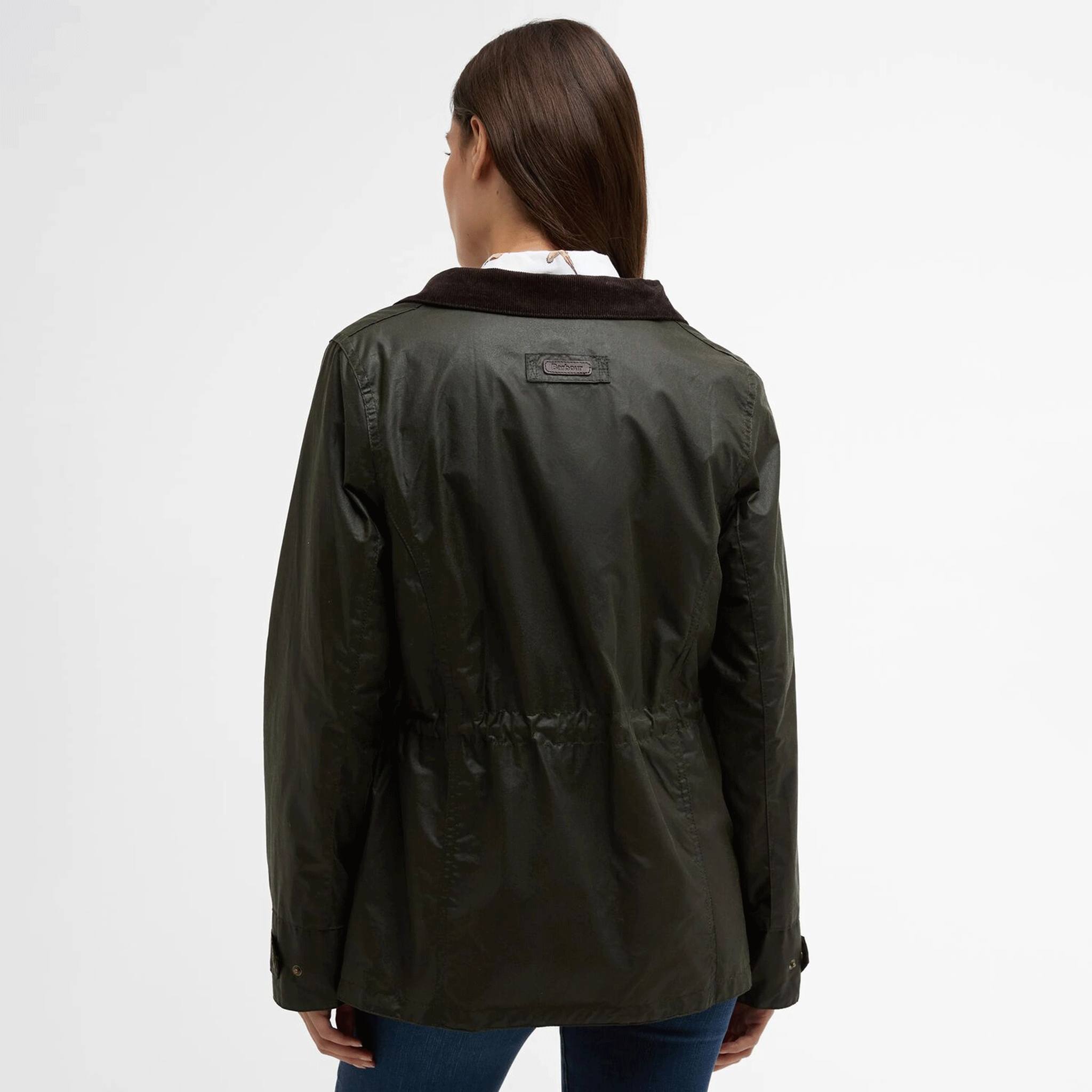 Barbour Summer Sapper Women's Waxed Jacket Archive Olive-Ancient