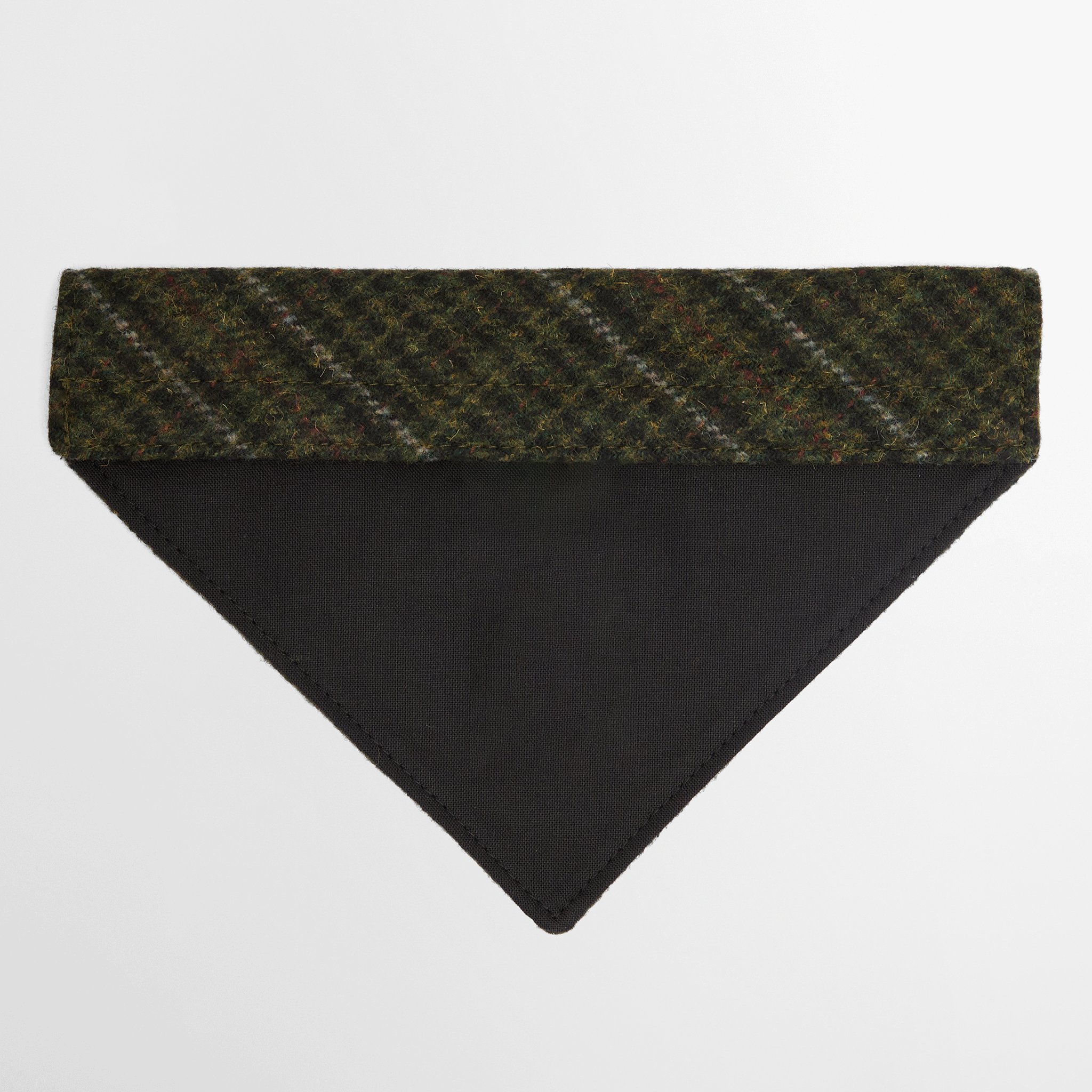 Barbour Wilkin Dog Bandana  Olive Check