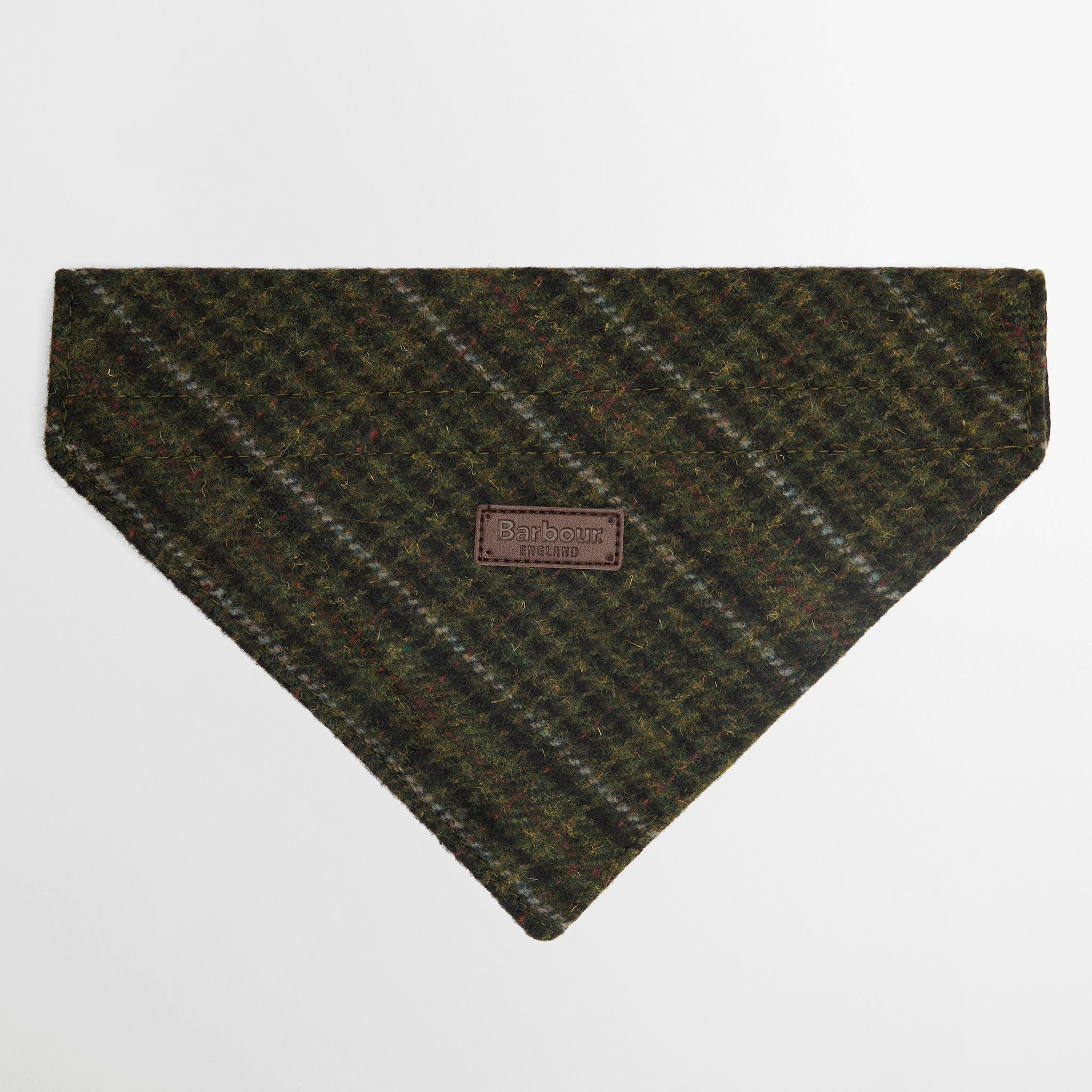 Barbour Wilkin Dog Bandana  Olive Check