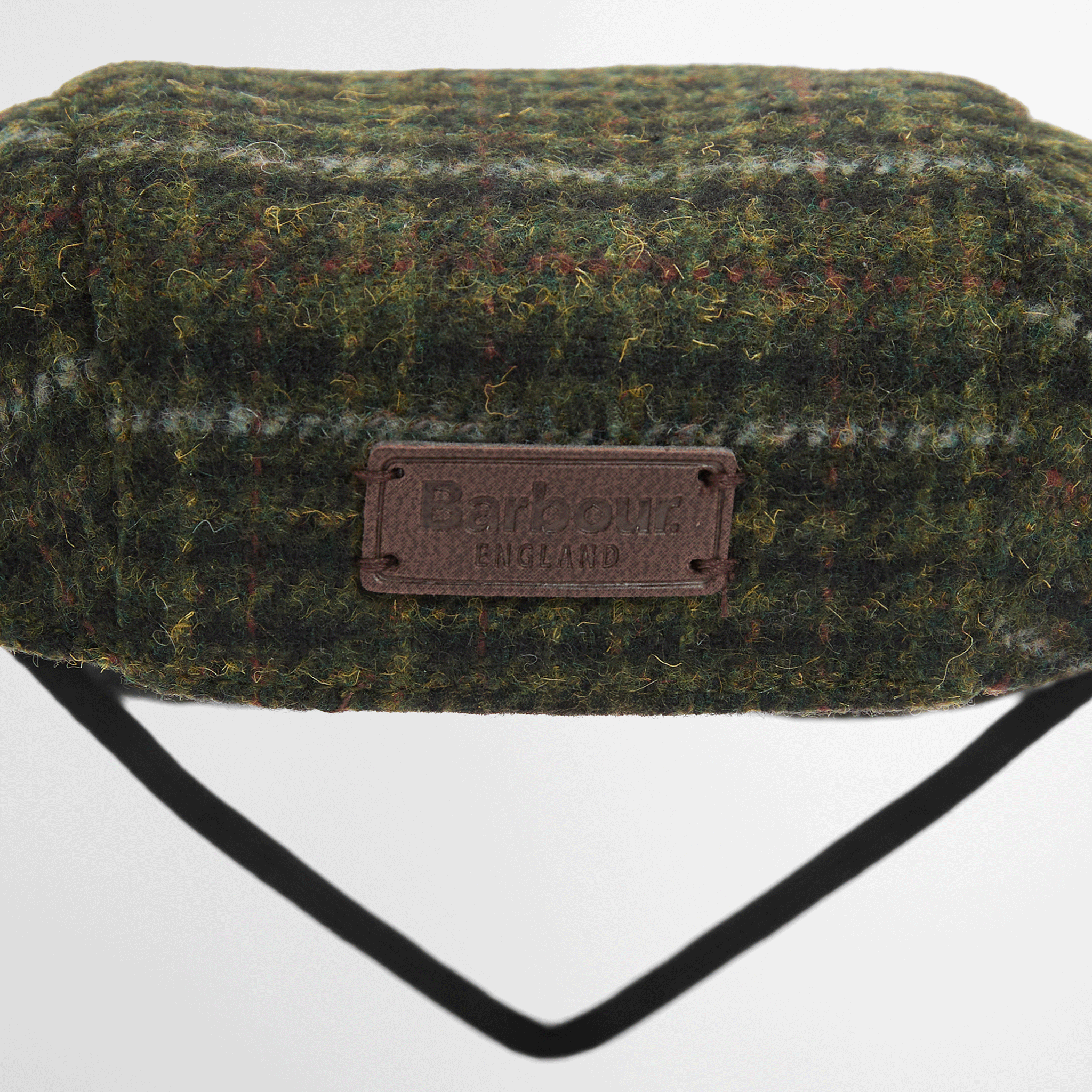 Barbour Wilkin Dog Flat Cap Olive Check