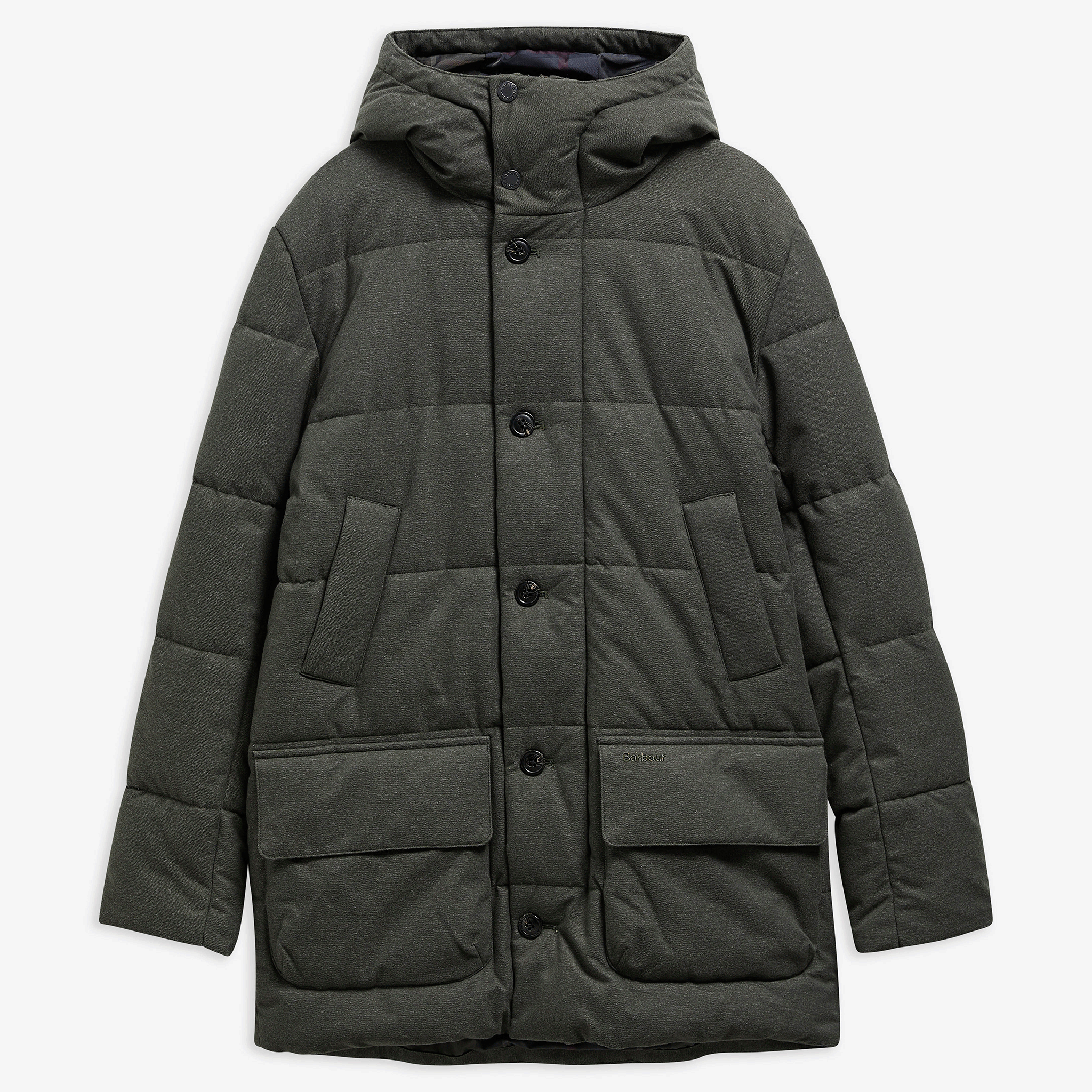 Barbour Winter Bedale Puffer Jacket Dark Sage Mens