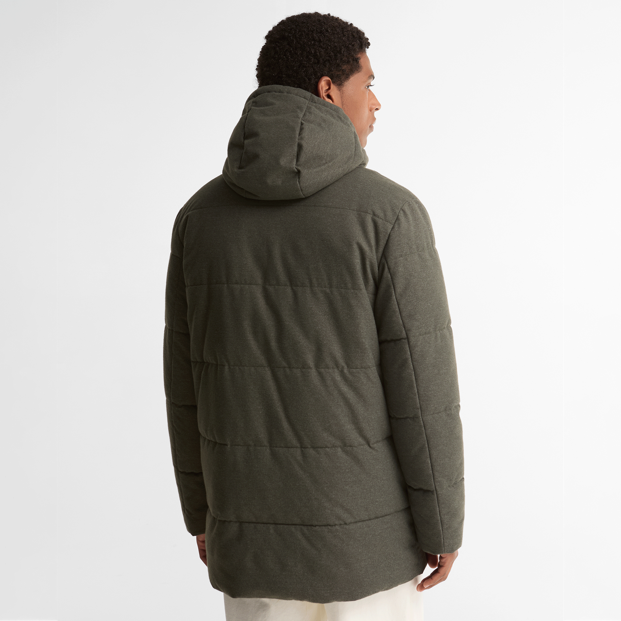 Barbour Winter Bedale Puffer Jacket Dark Sage Mens