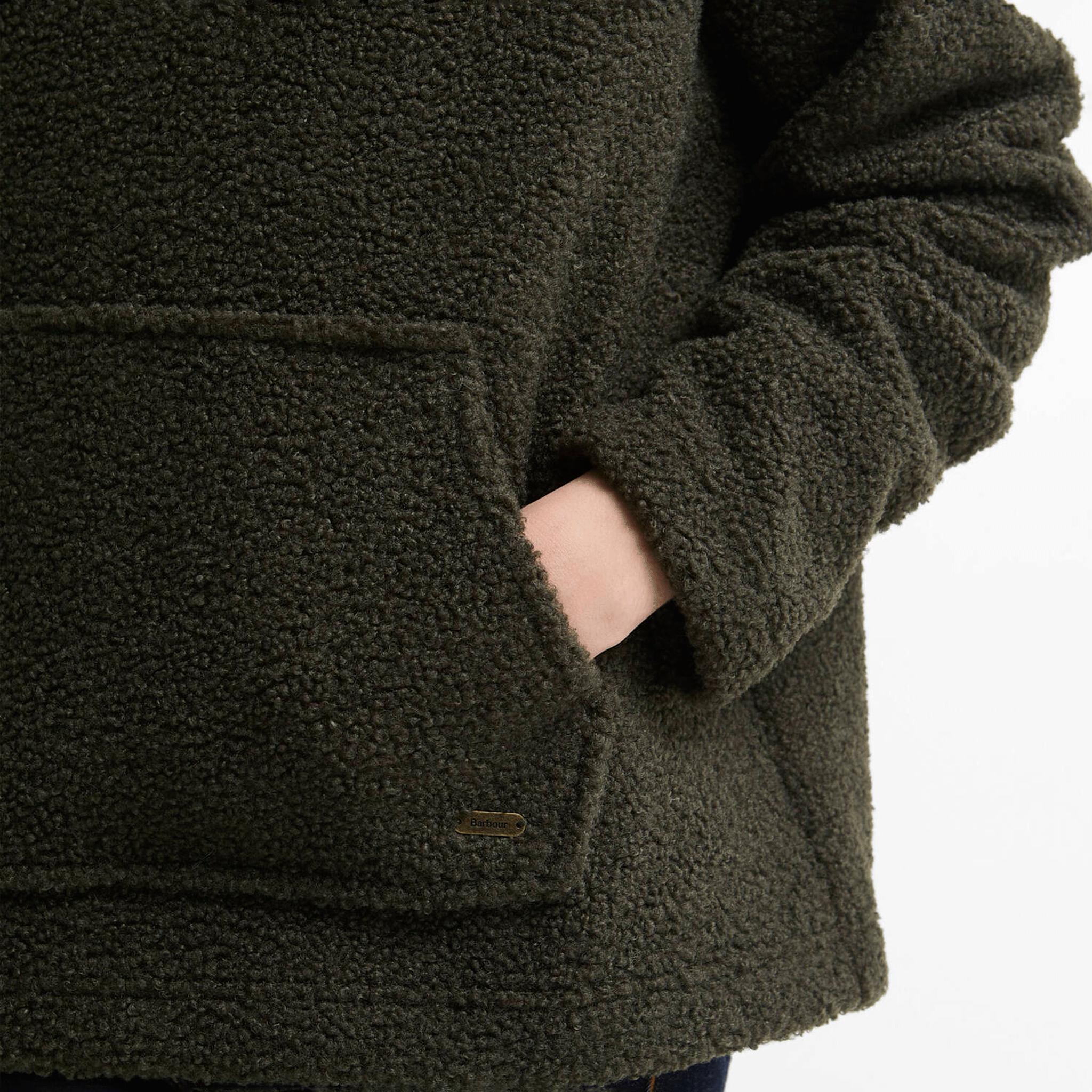 Barbour Women’s Bamburgh Half-Zip Fleece Olive