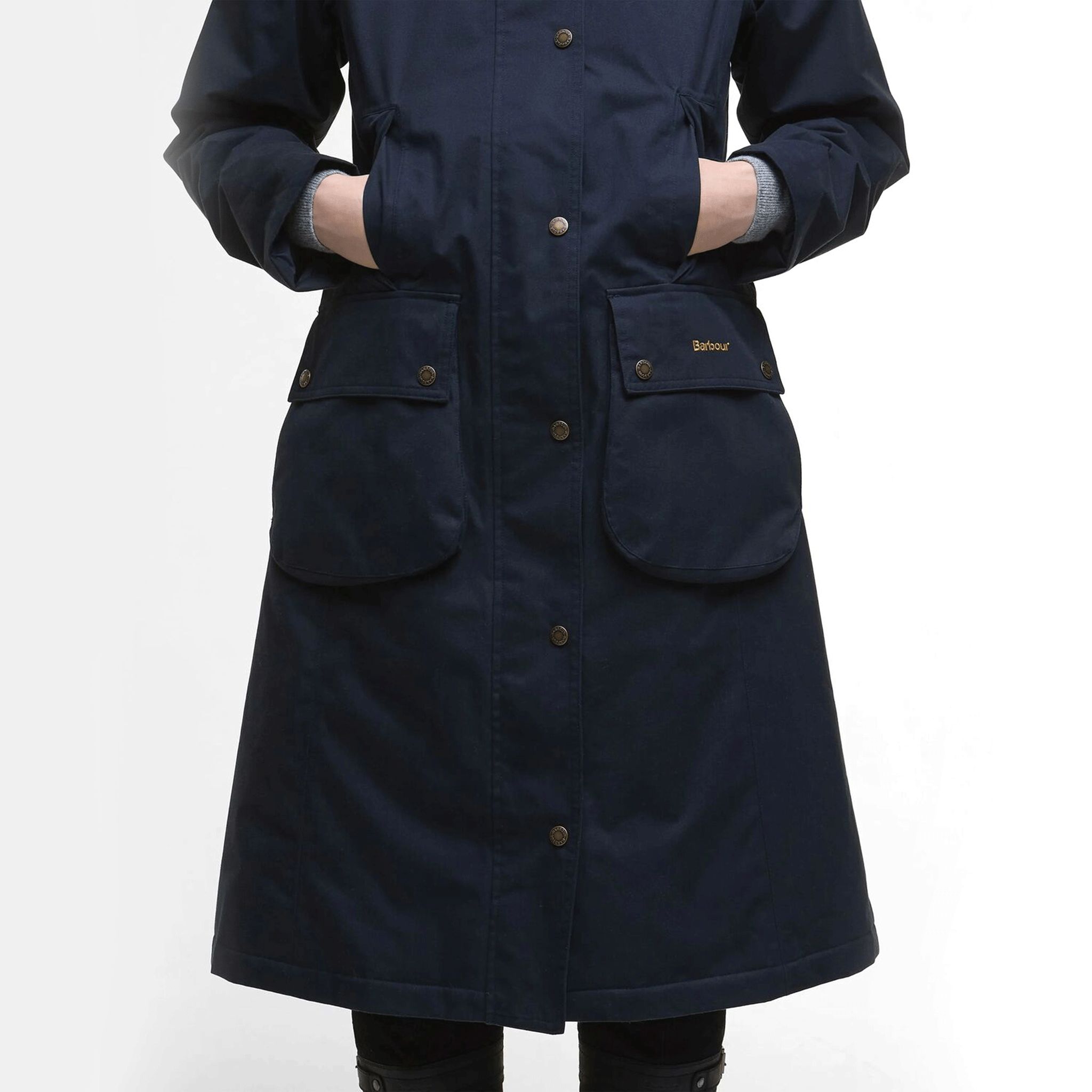 Barbour Bamburgh Waterproof Jacket Deep Navy-Blackwatch