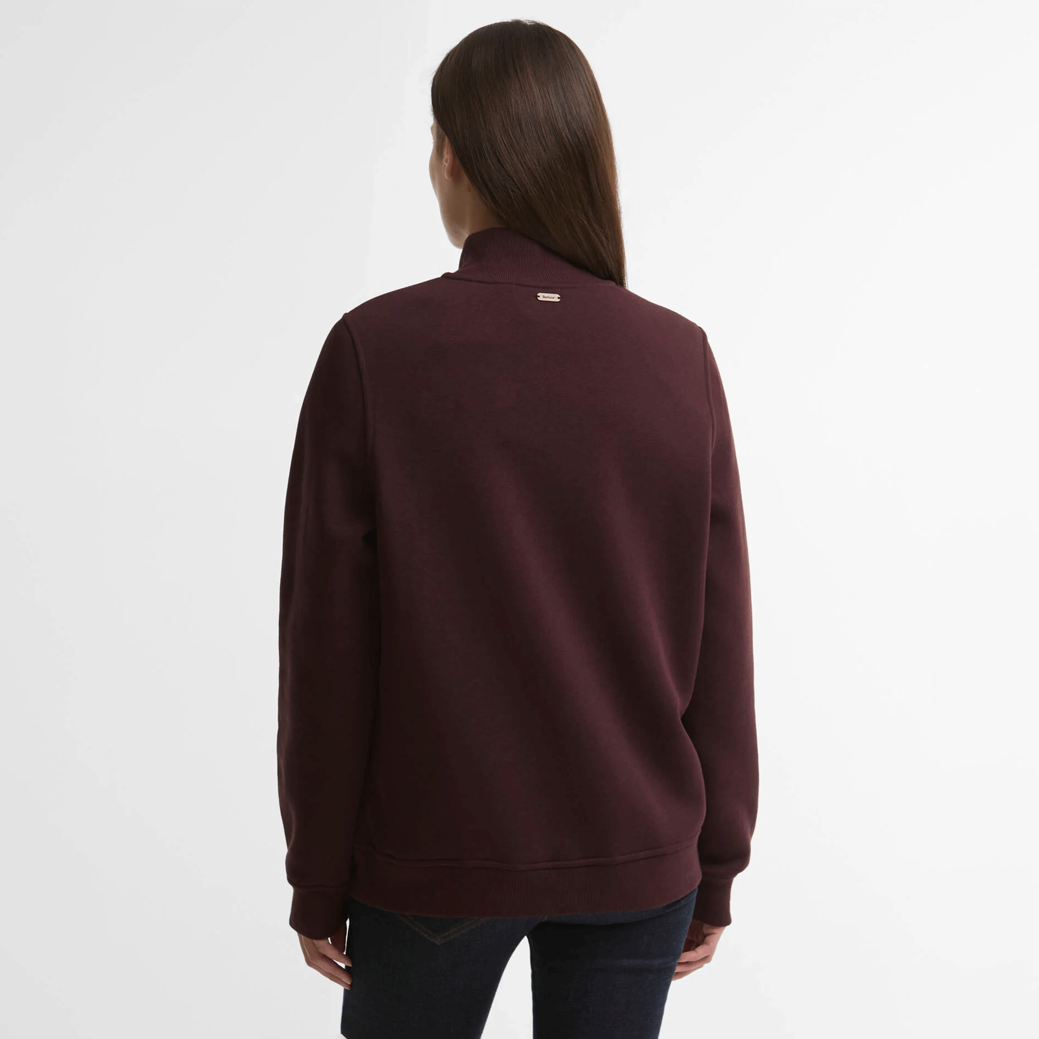 Barbour Women’s Cynthia Quarter-Zip Sweatshirt Fig