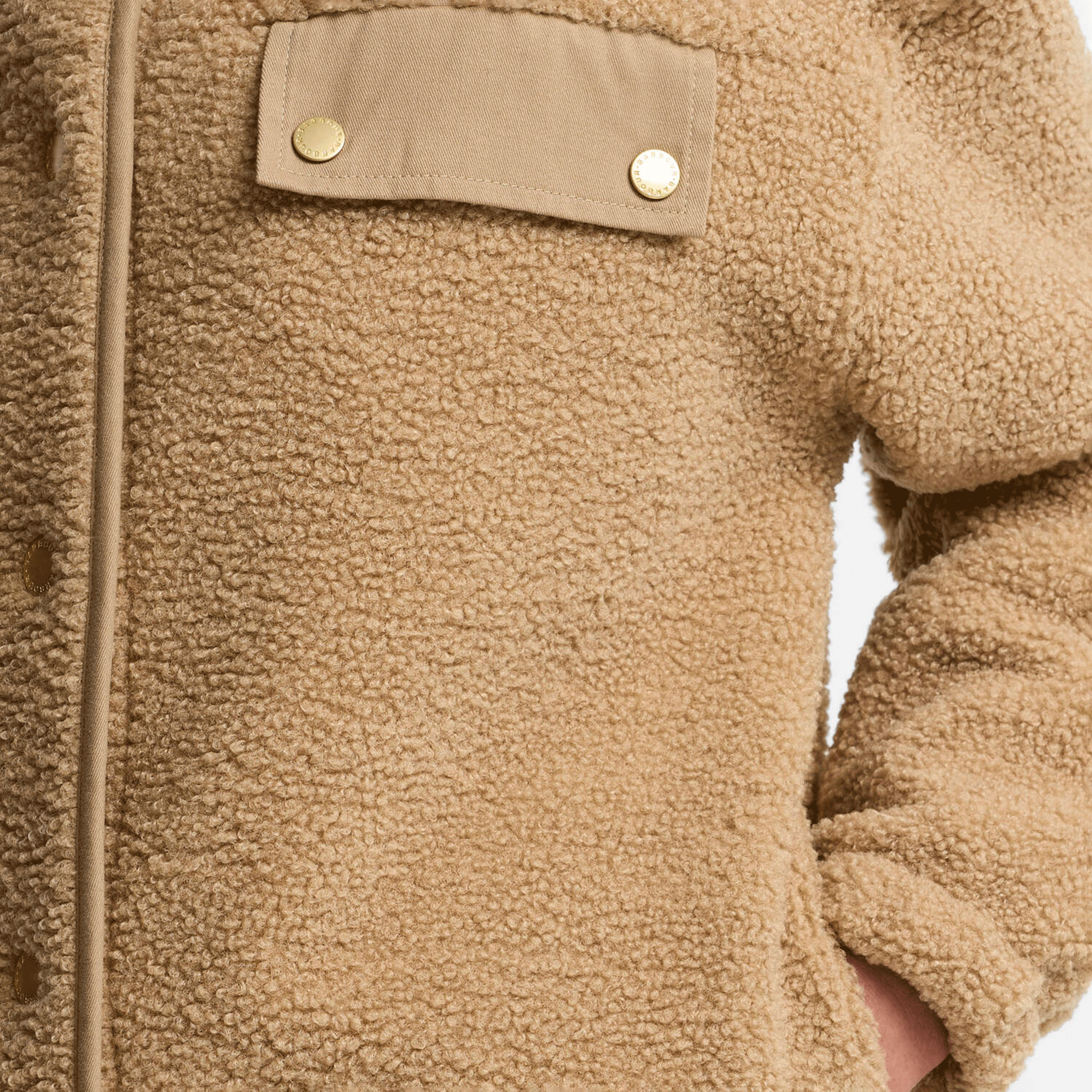 Barbour Women’s Mabel Bonded Fleece Jacket Warm Trench