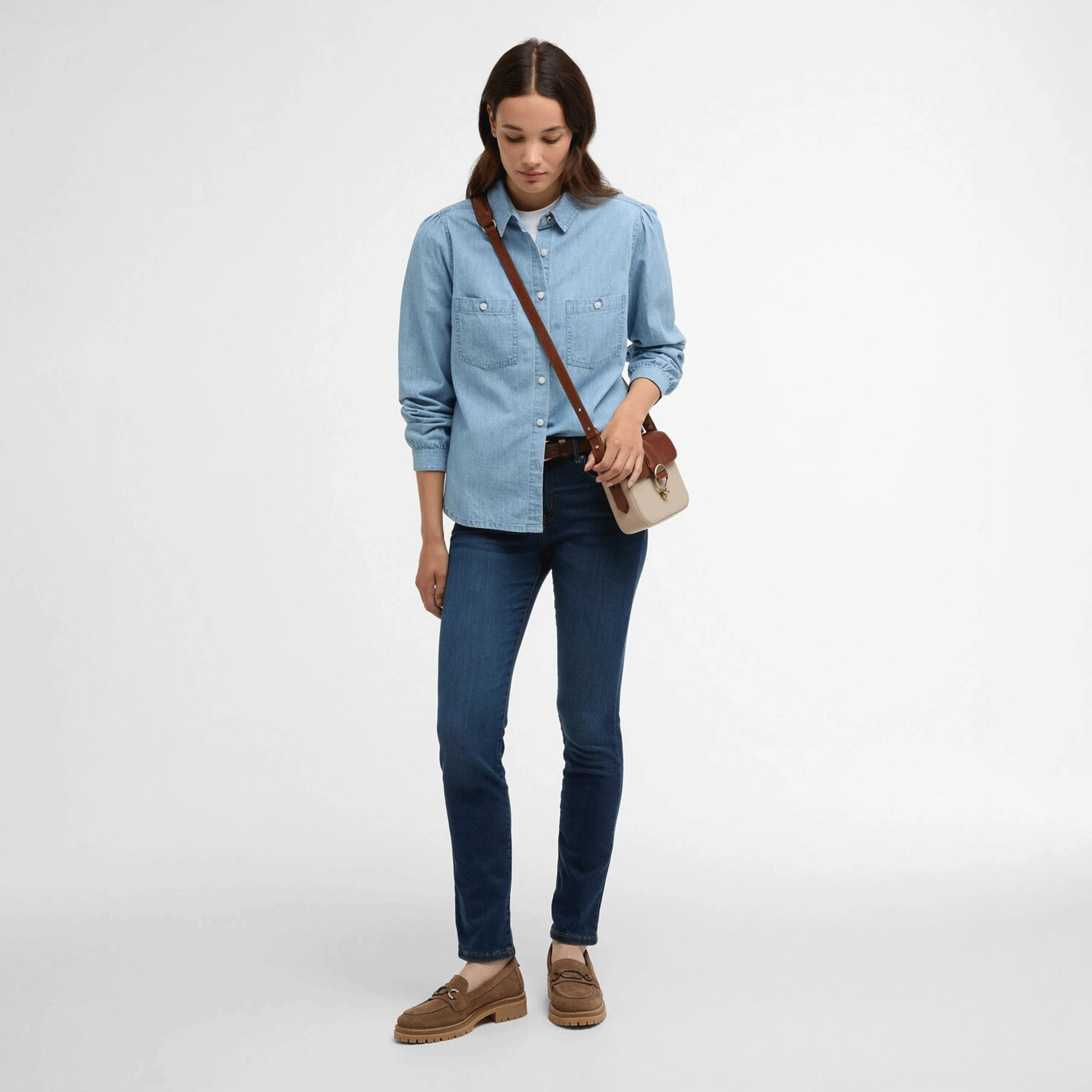 Barbour Zaria Women's Shirt Chambray