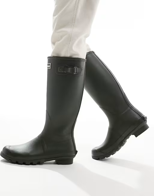 Barbour Bede Men's Wellington Boots Olive