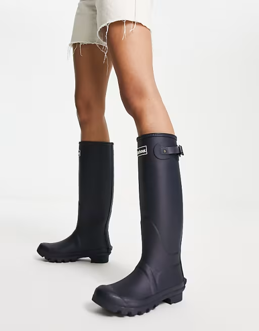 Barbour Bede Women's Wellington Boots Navy
