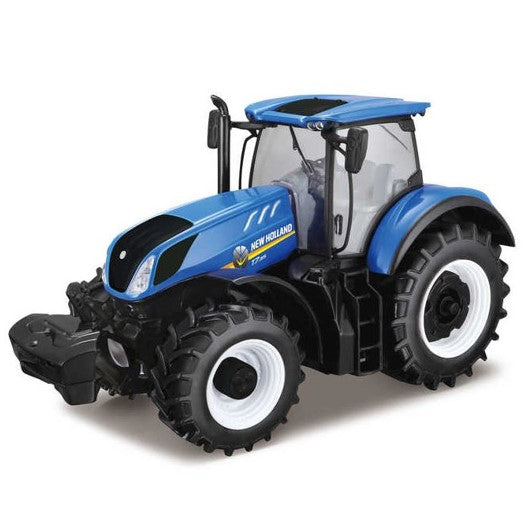 Bburago New Holland T7.315 Tractor & Horse Trailer 1 32 Scale 1