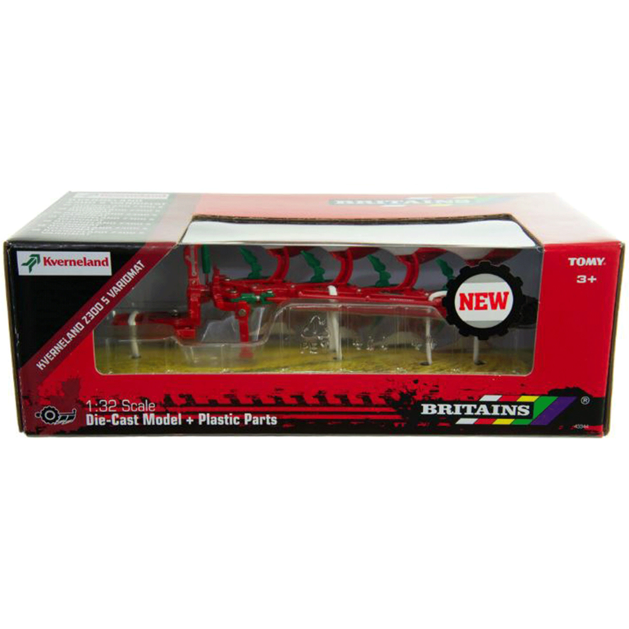 Britains 2300 S Reversible Plough 1:32 Scale