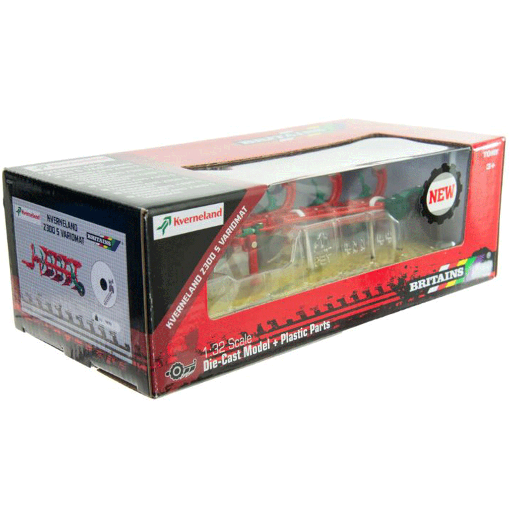 Britains 2300 S Reversible Plough 1:32 Scale