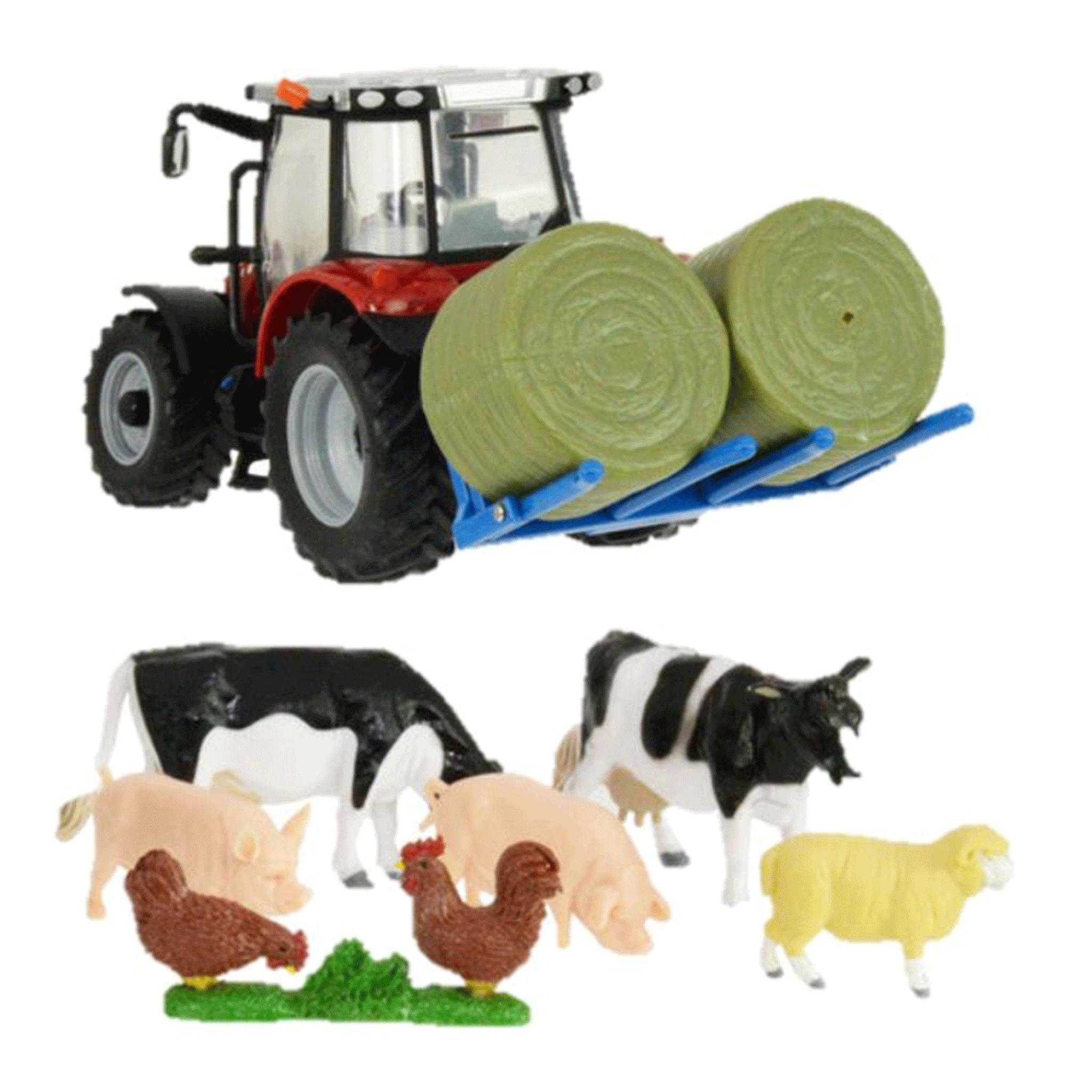 Britains Massey Ferguson 5612 Tractor Playset 1:32 Scale