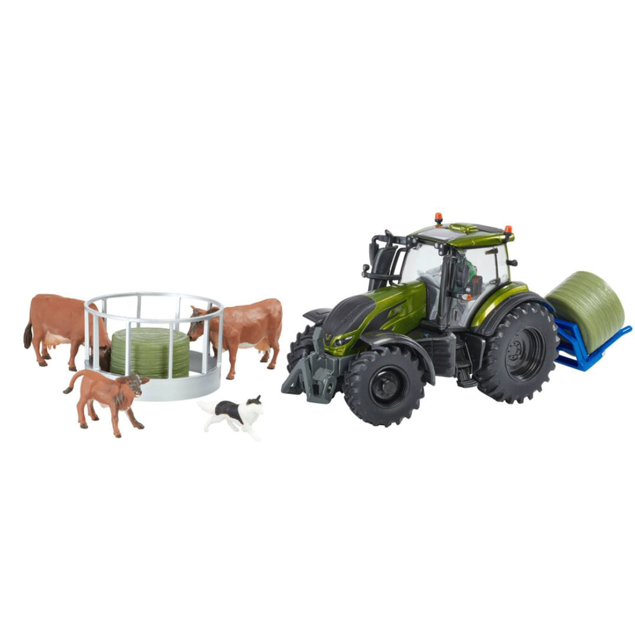 Britains Metallic Olive Green Valtra Playset 1:32 Scale