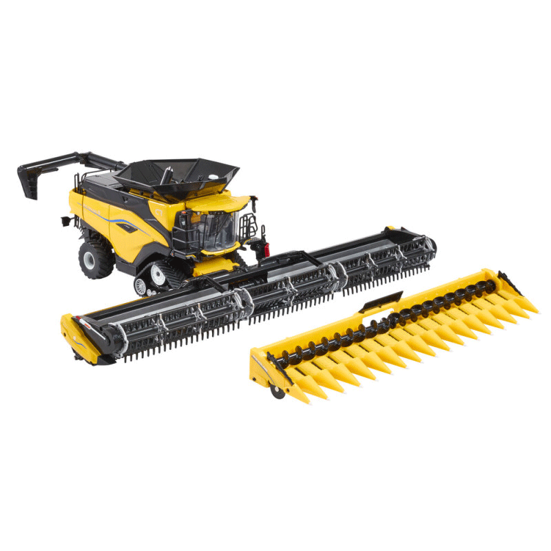 Britains New Holland CR11 Combine with Draper & Corn Heads - Prestige Collection