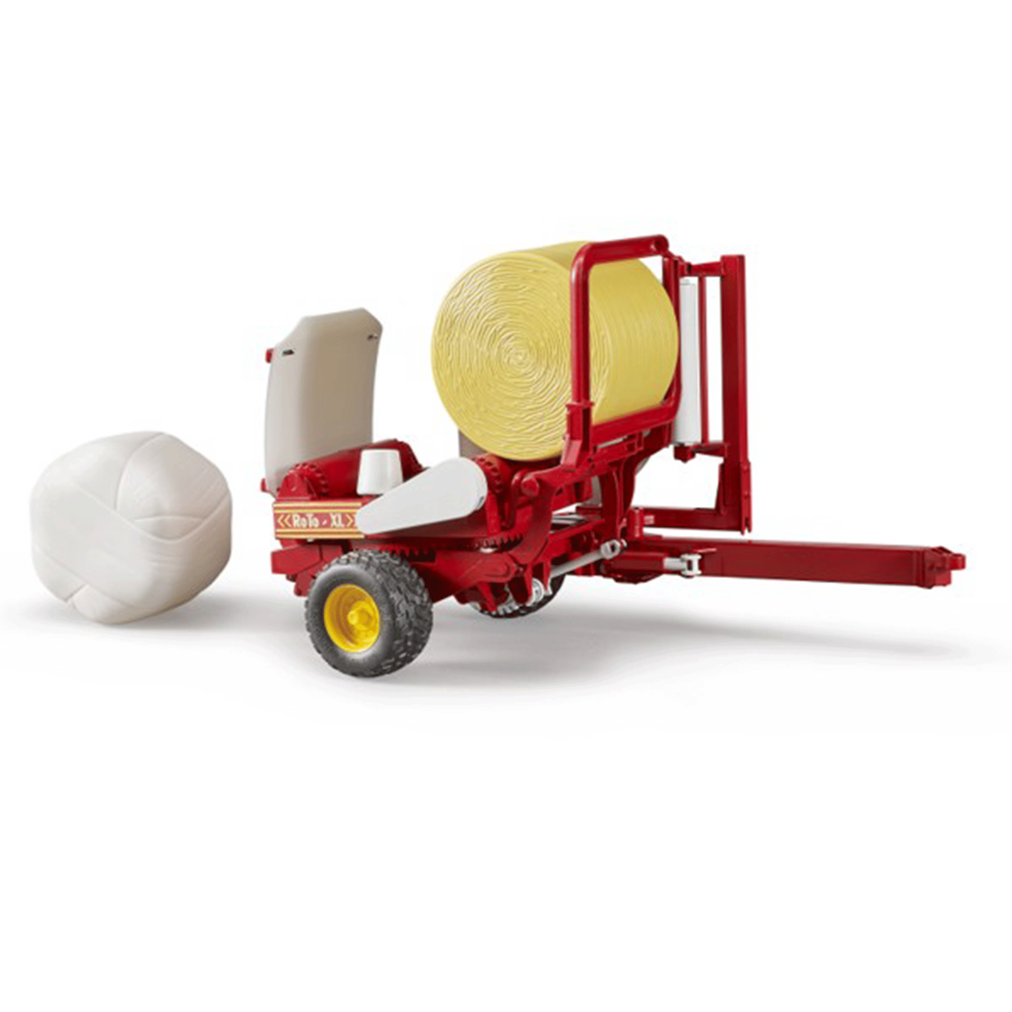 Bruder Bale Wrapper with Round Bales 1:16 Scale
