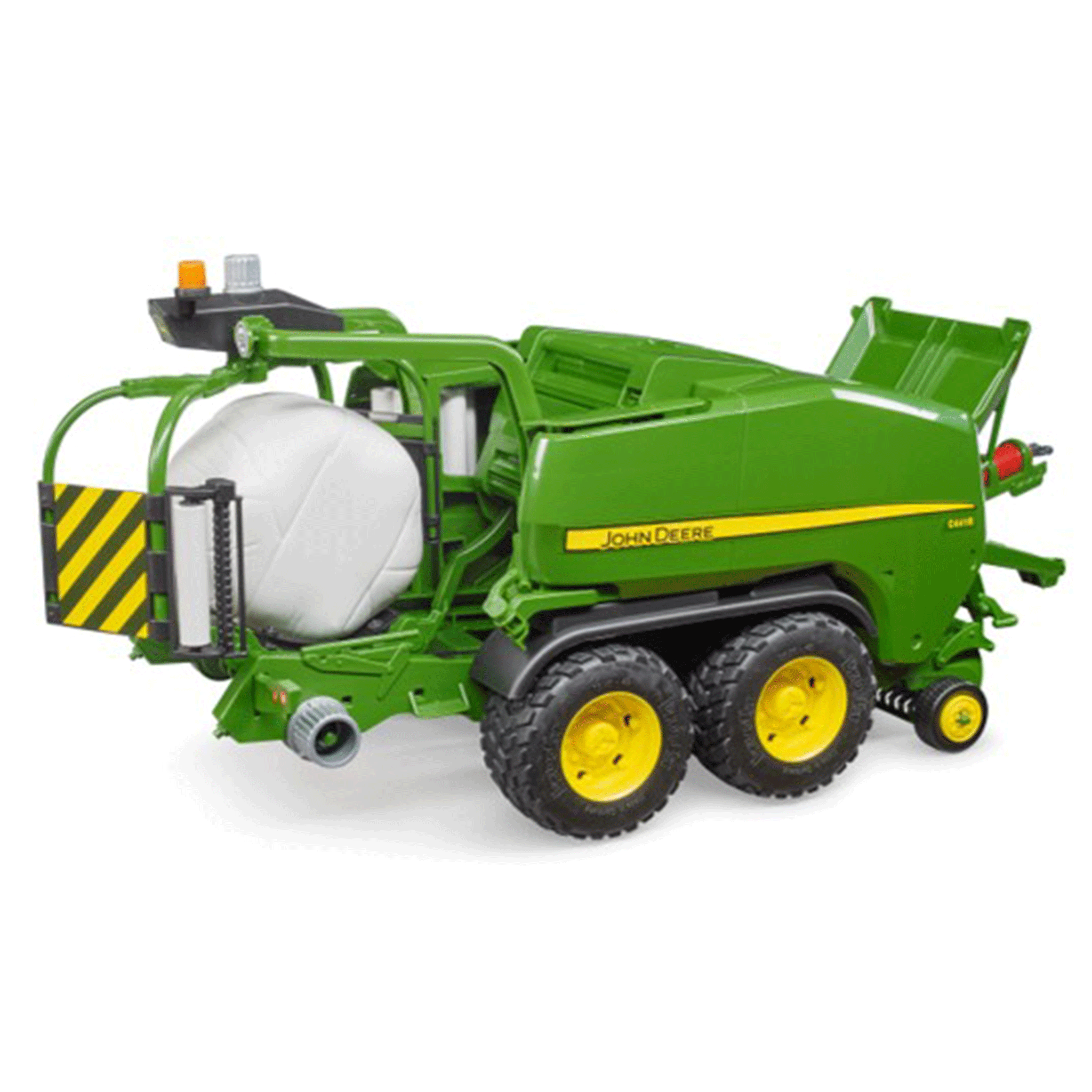 Bruder John Deere C441R Round Bales Press with Wrapping Chamber Baler 1:16 Scale