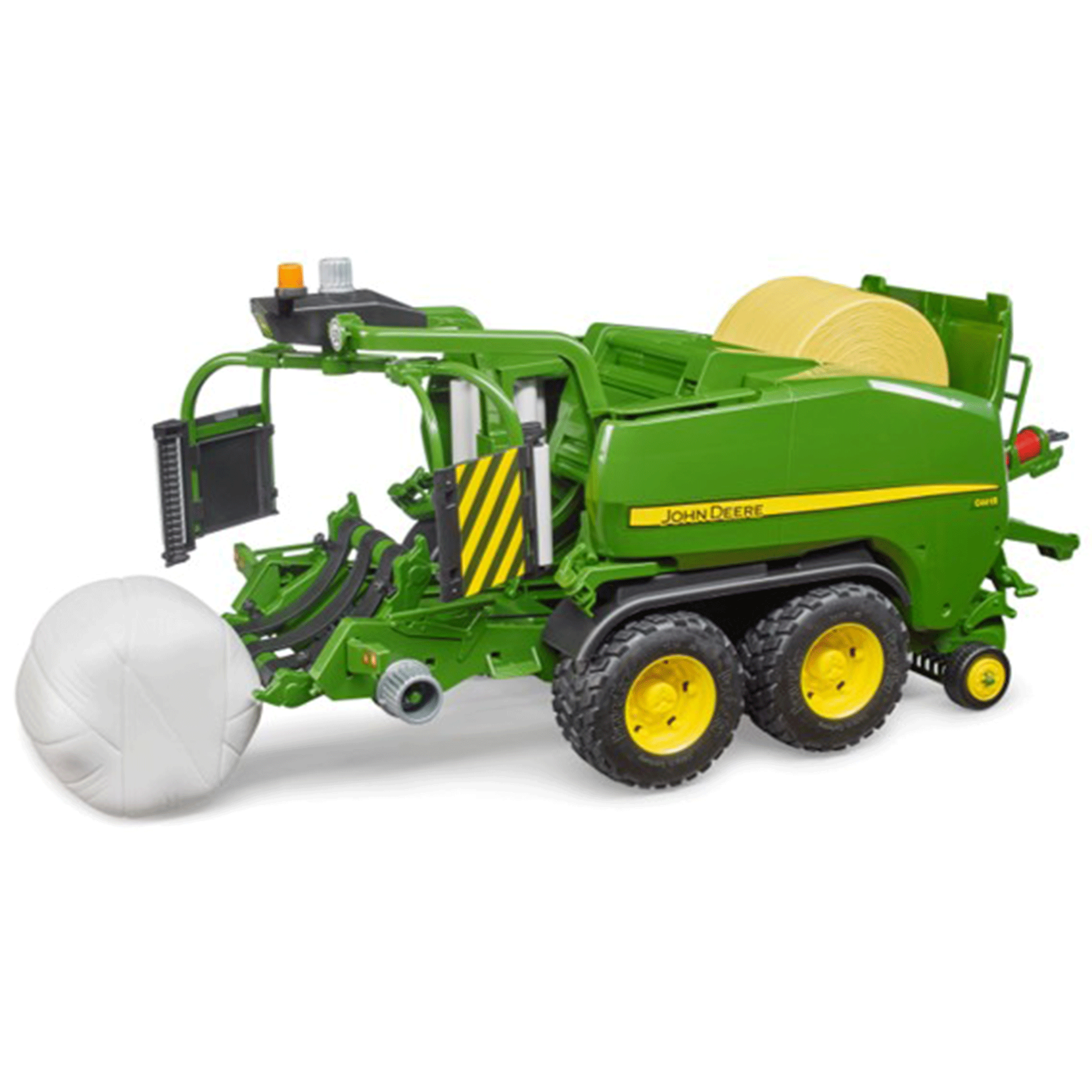 Bruder John Deere C441R Round Bales Press with Wrapping Chamber Baler 1:16 Scale