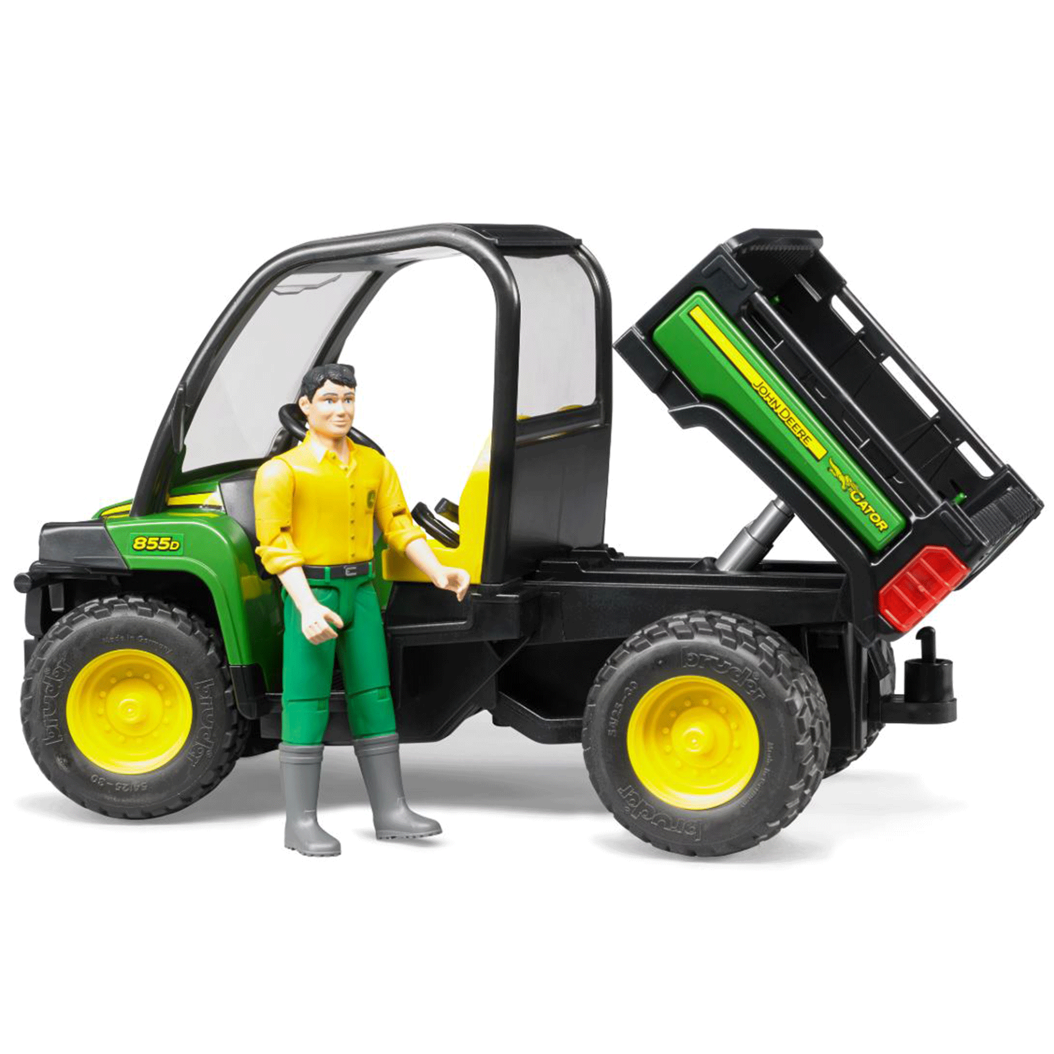 Bruder John Deere Gator XUV 855D with Driver 1:16 Scale