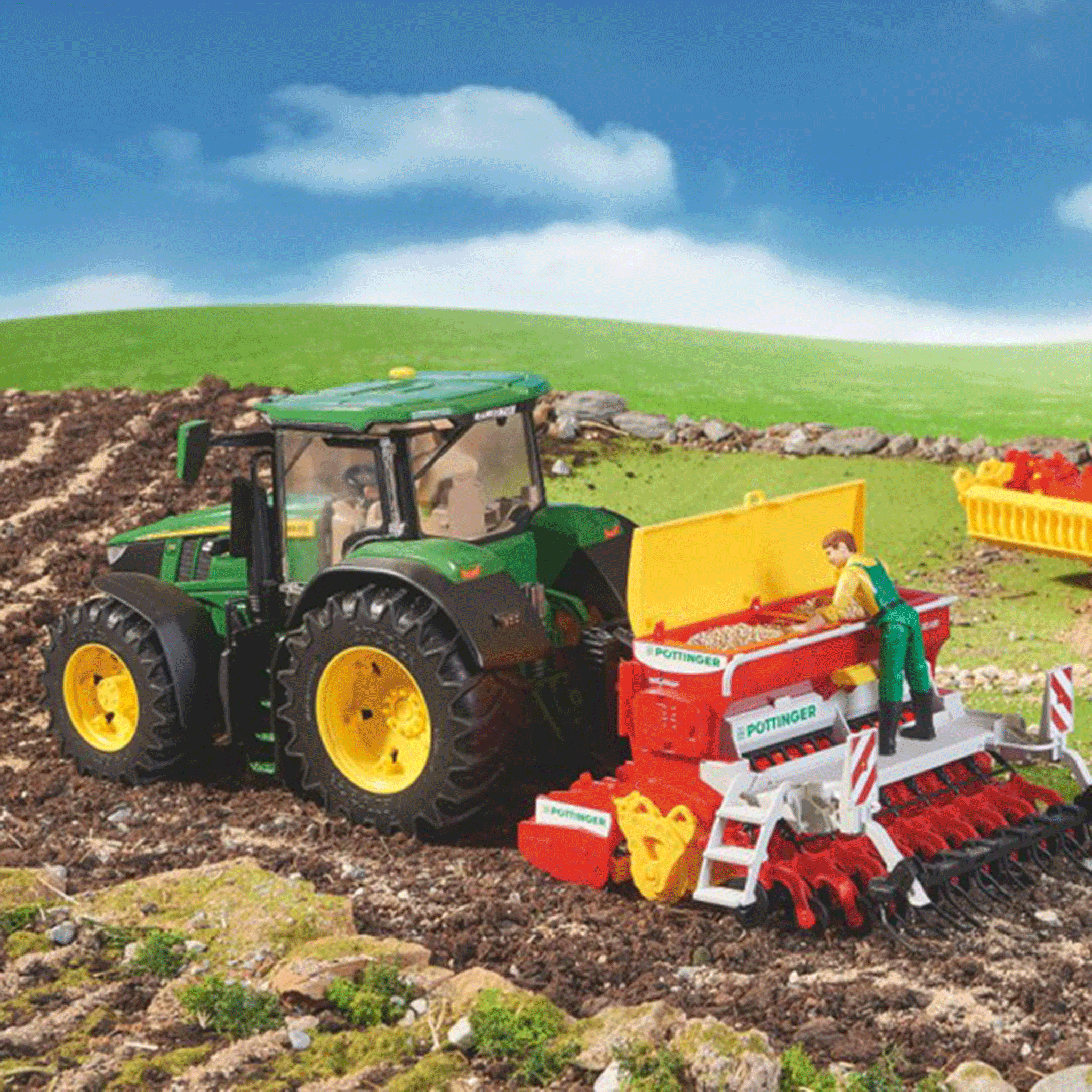 Bruder Pöttinger Vitasem 302ADD Seed Drill 1:16 Scale