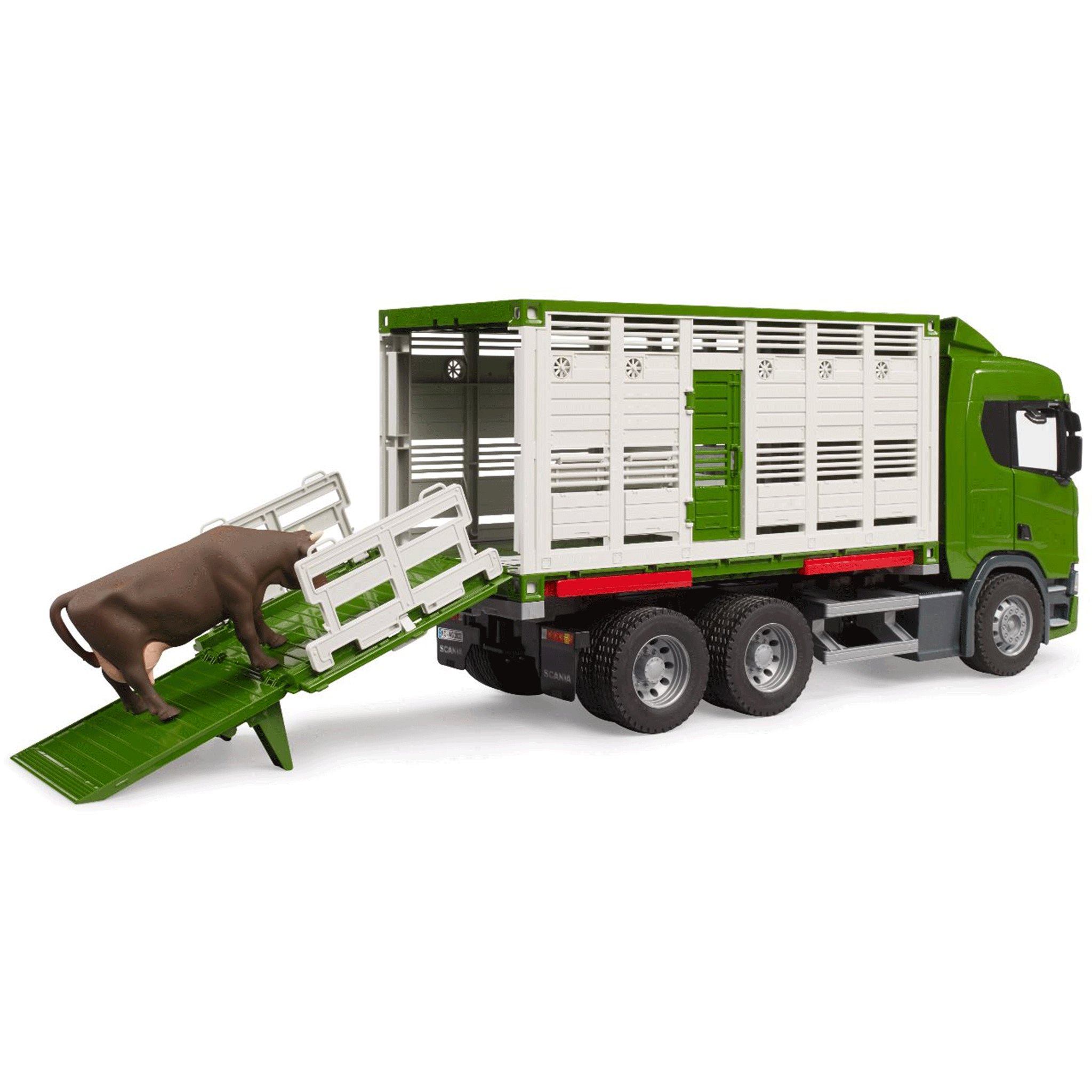 Bruder Scania Super 560R Cattle Transportation Truck with 1 Cattle 1:16 Scale