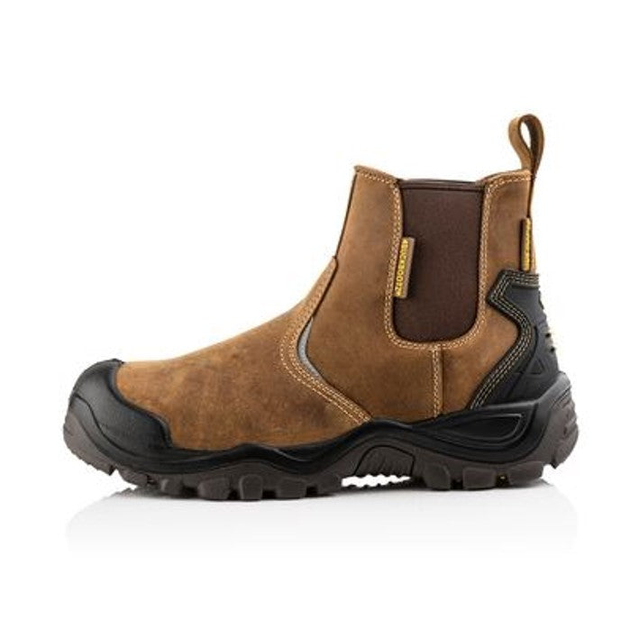 Buckler Buckshot Safety Style Dealer Boot Dark Brown 1