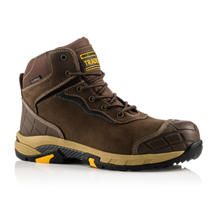 Buckler Tradez Blitz S3 SRC Lightweight Waterproof Safety Lace Boot Brown 1