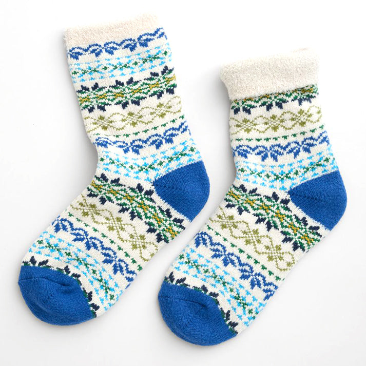 Cabin Socks - Ripe Berry Shallows