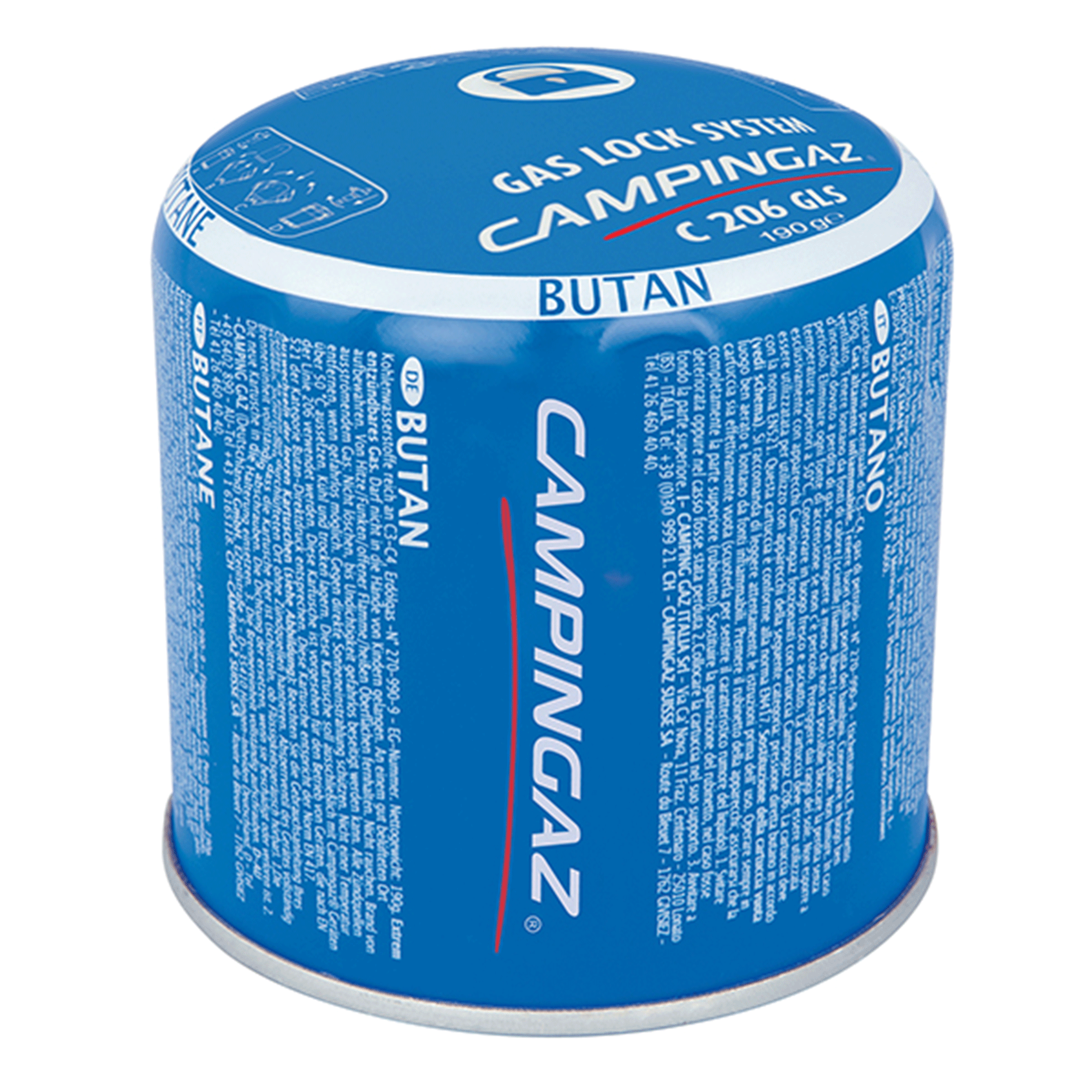 Campingaz C206GLS Butane Propane Gas Cartridge - 190g