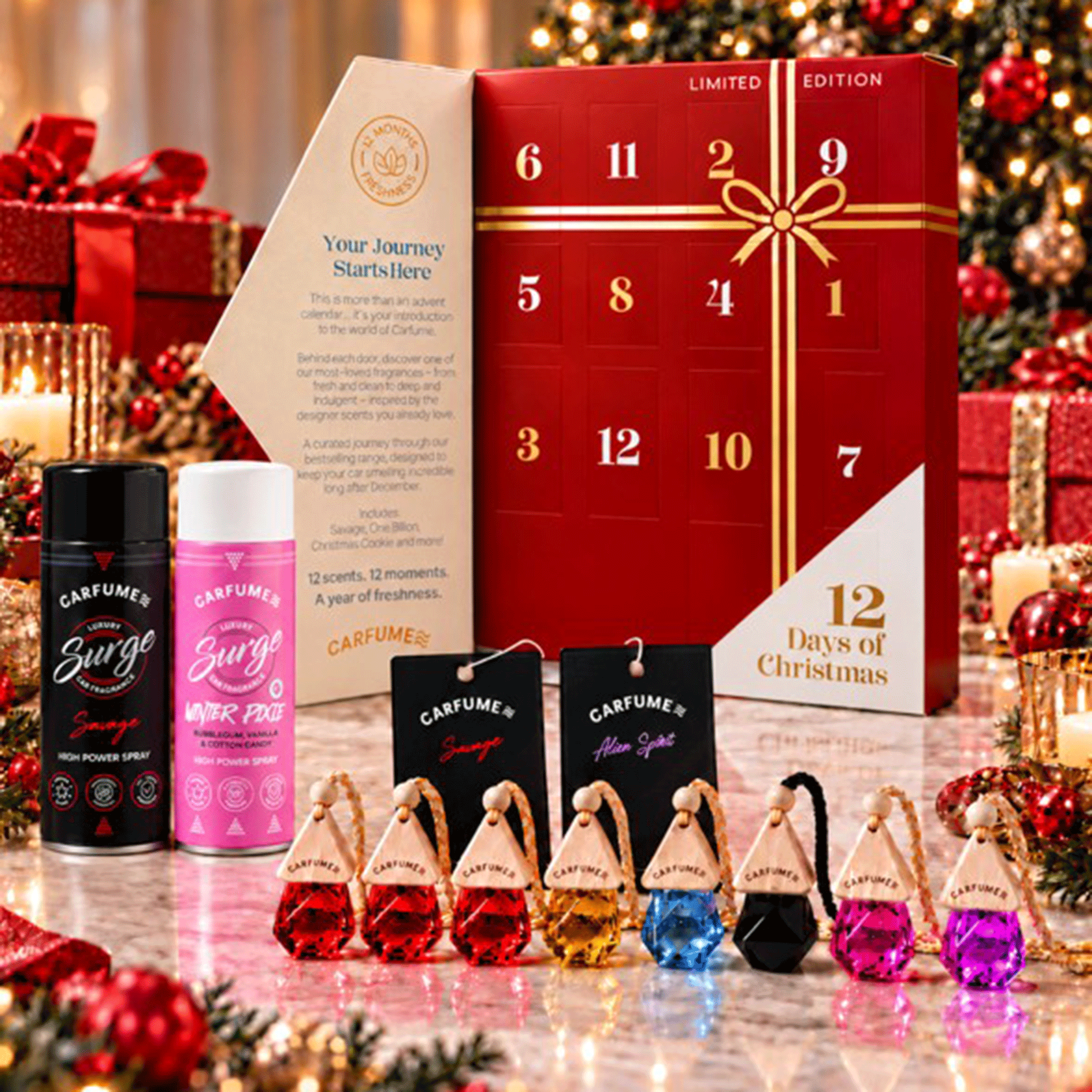 Carfume 12 Days of Christmas Advent Calendar