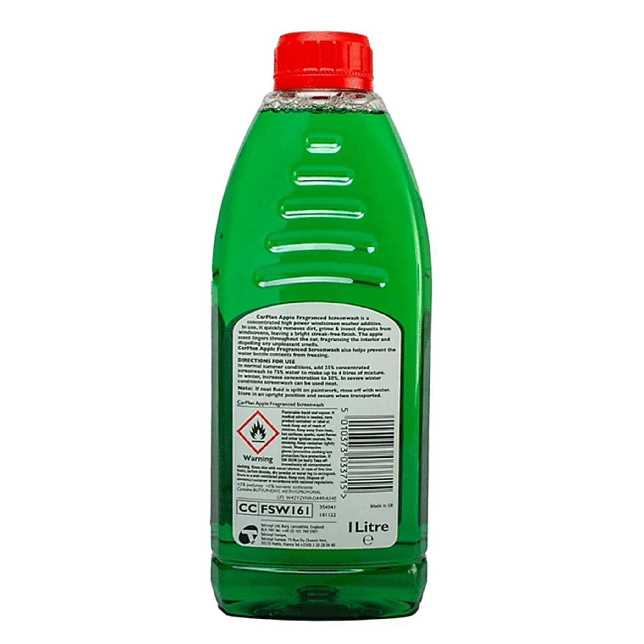 Carplan 1L Apple Scented Screenwash Concentrate