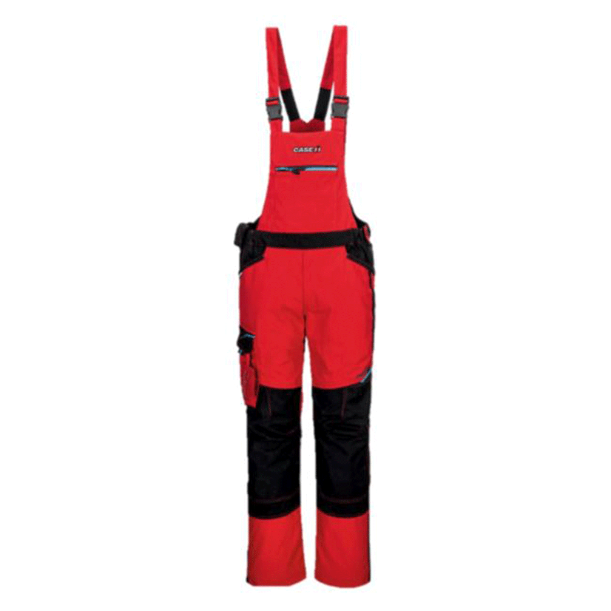 Case IH Premium HD Bib and Brace Overalls Red-Black