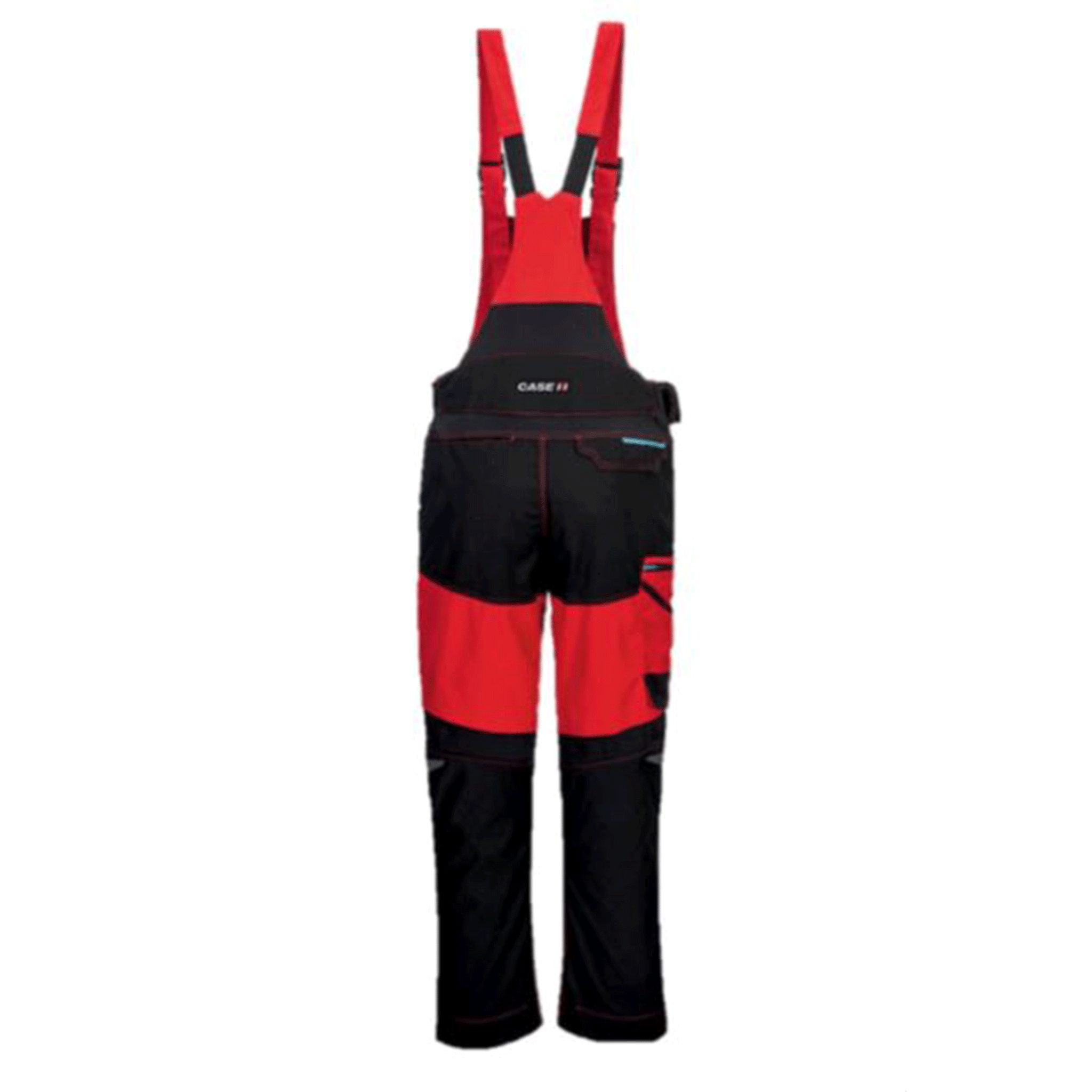Case IH Premium HD Bib and Brace Overalls Red-Black