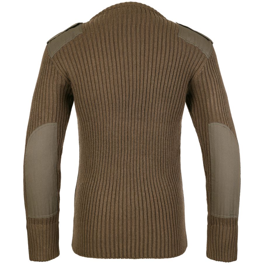 Castle 120 Crew Neck Combat Jumper Green  2