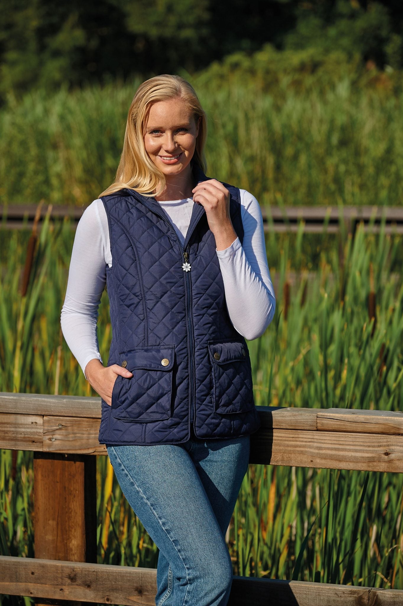 Champion Banbury Ladies Gilet Navy 3