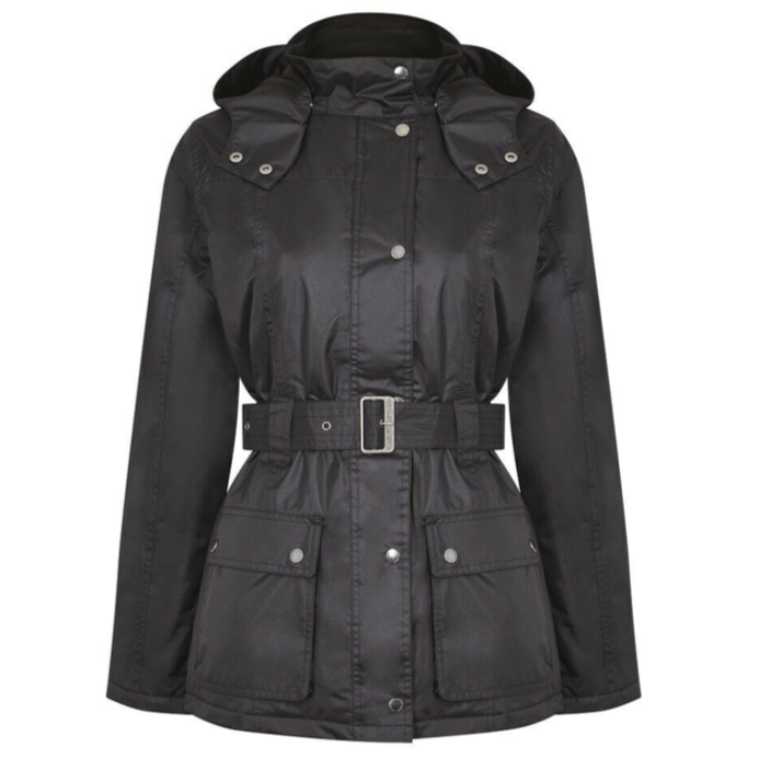 Champion Clova Ladies Padded Jacket Black 1