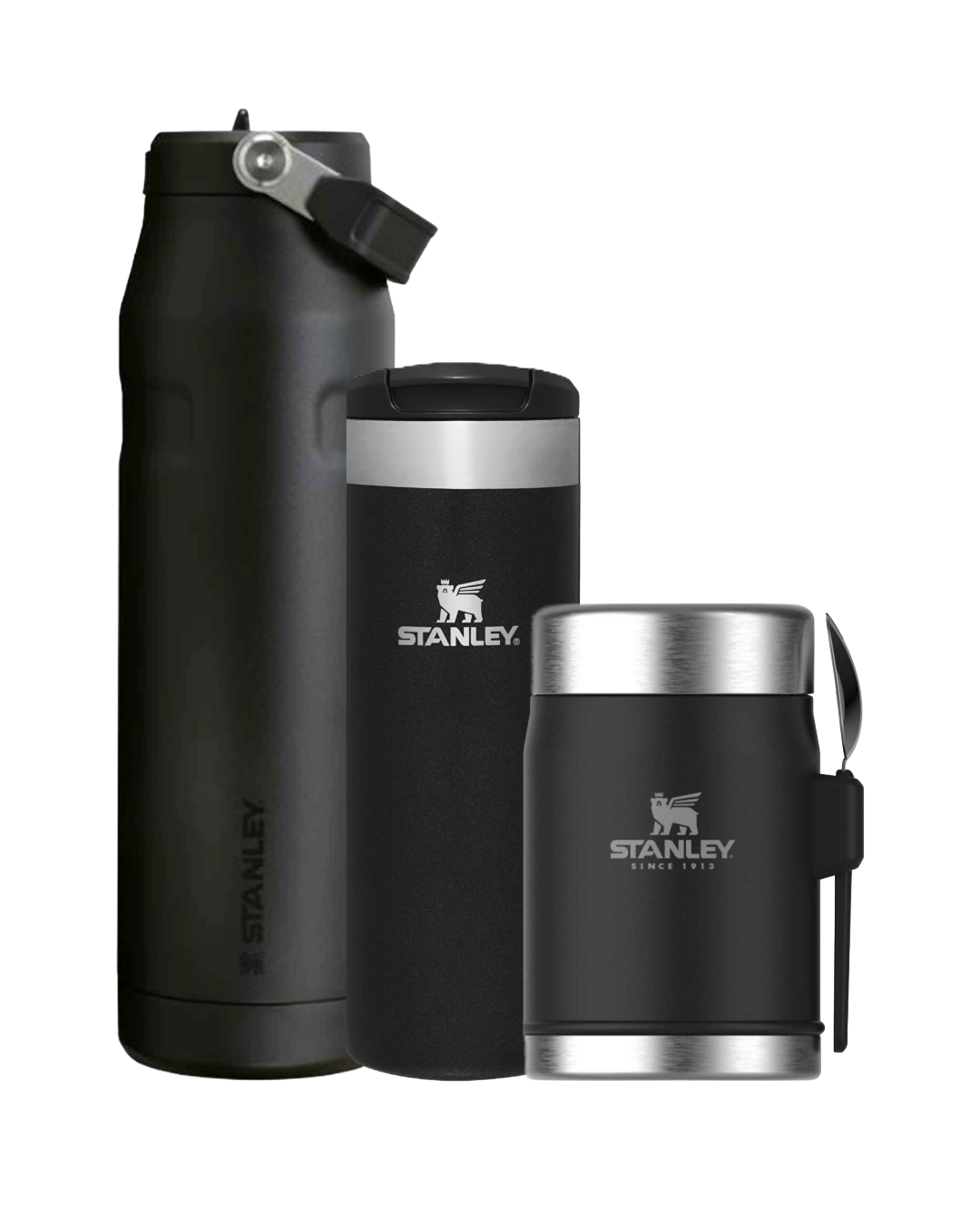 Stanley Black Bundle – Aerolight, Food Jar & Iceflow