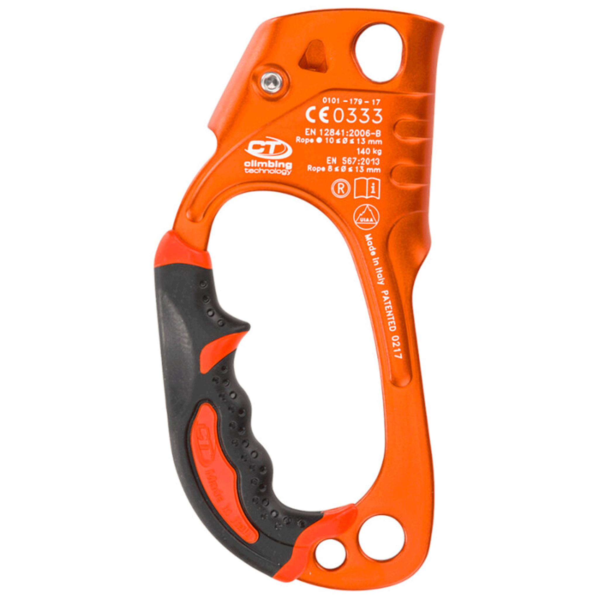 Climbing Technology Quick Up Right Ascender 140kg Orange