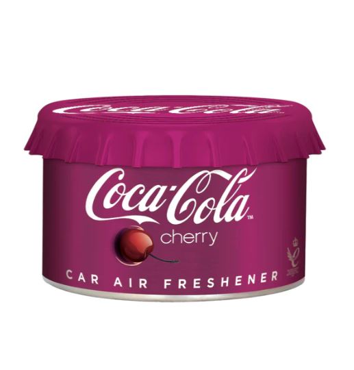 Coca-Cola Iconic Bottle Cap Car Air Freshener Cherry