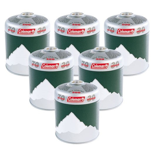 Coleman Extra Value 6 x C500 Gas Cartridges (Pack x 6) 1