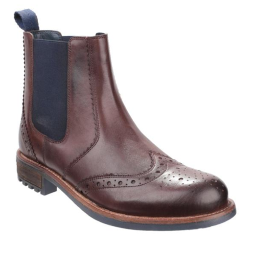 Cotswold Cirencester Dark Brown Chelsea Brogues 1